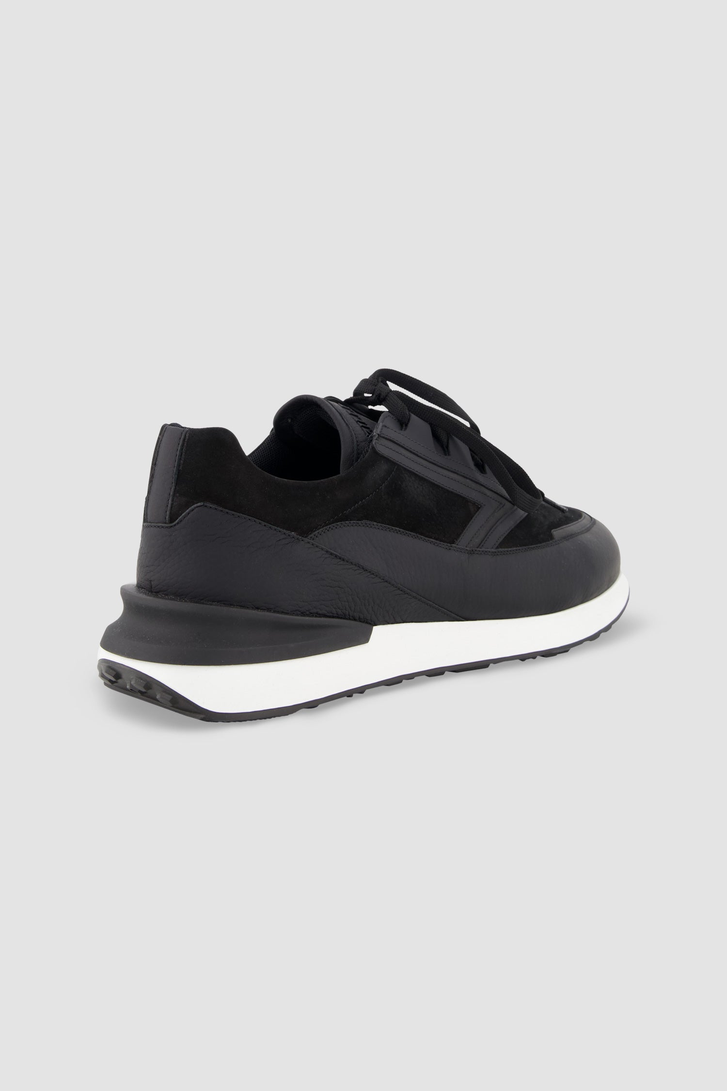 Zilli Black Deerskin Sneakers