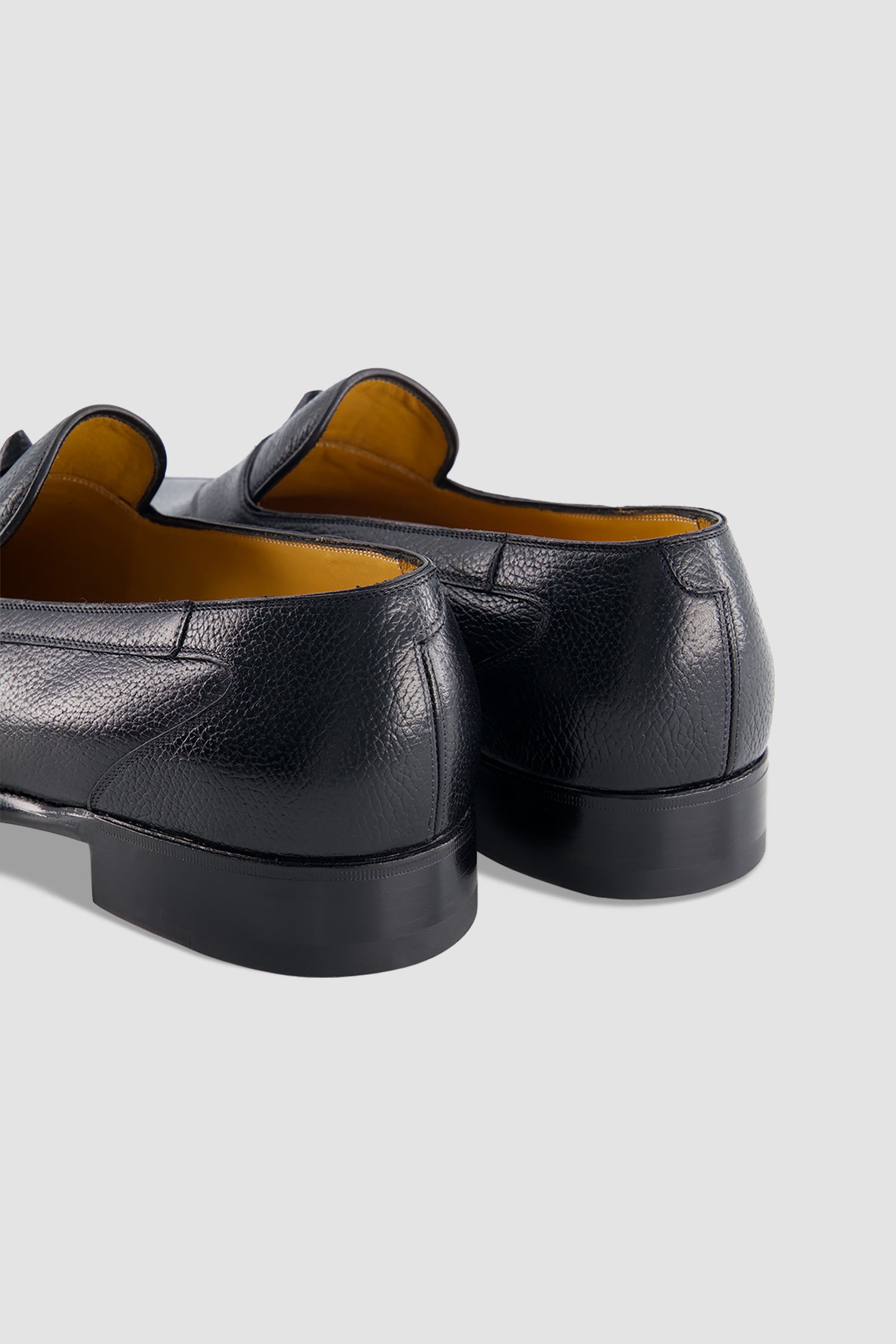 Stefano Bemer Black Loafers