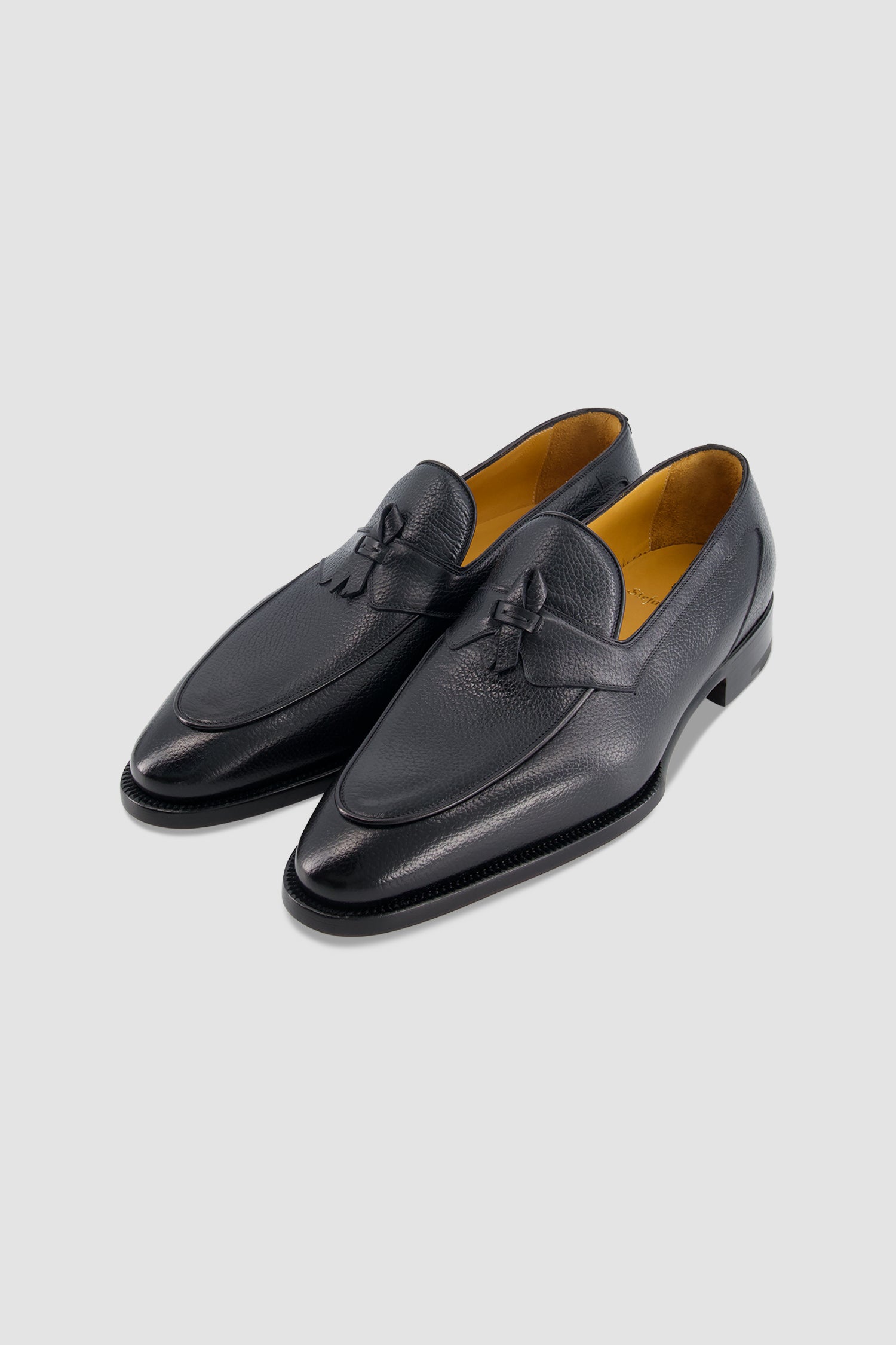 Stefano Bemer Black Loafers