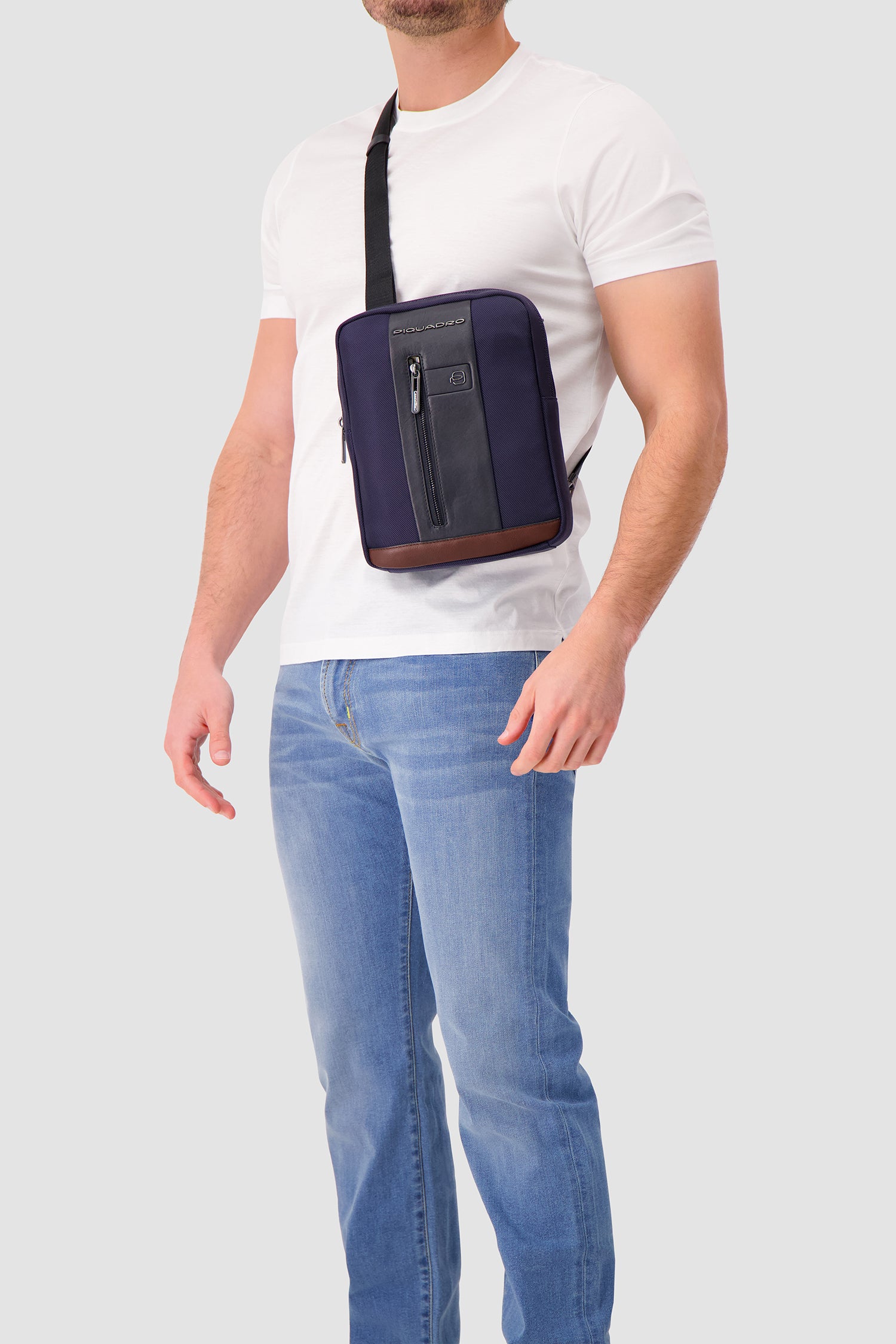 Piquadro Blue Crossbody Bag