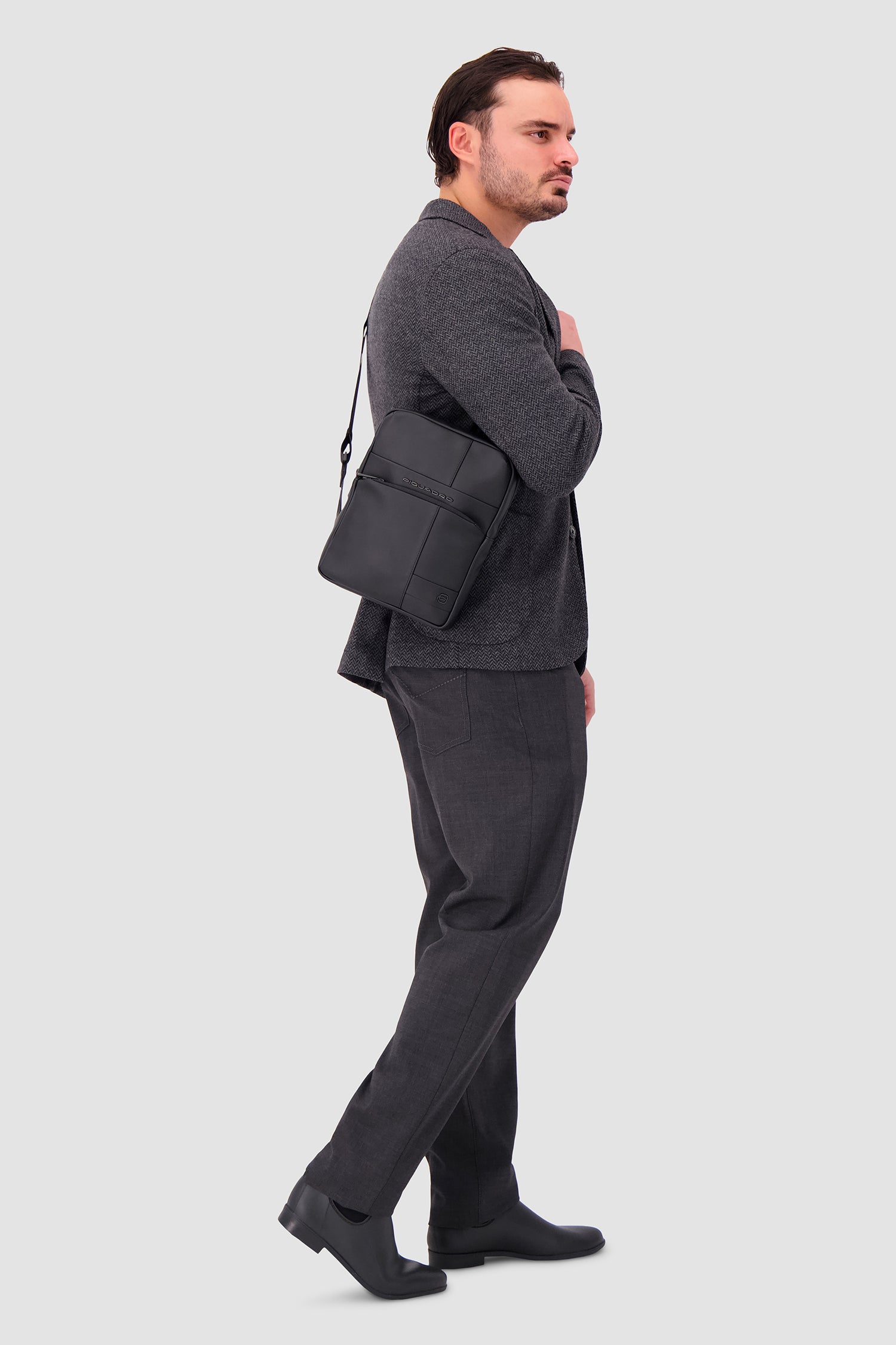Piquadro Black Crossbody Bag