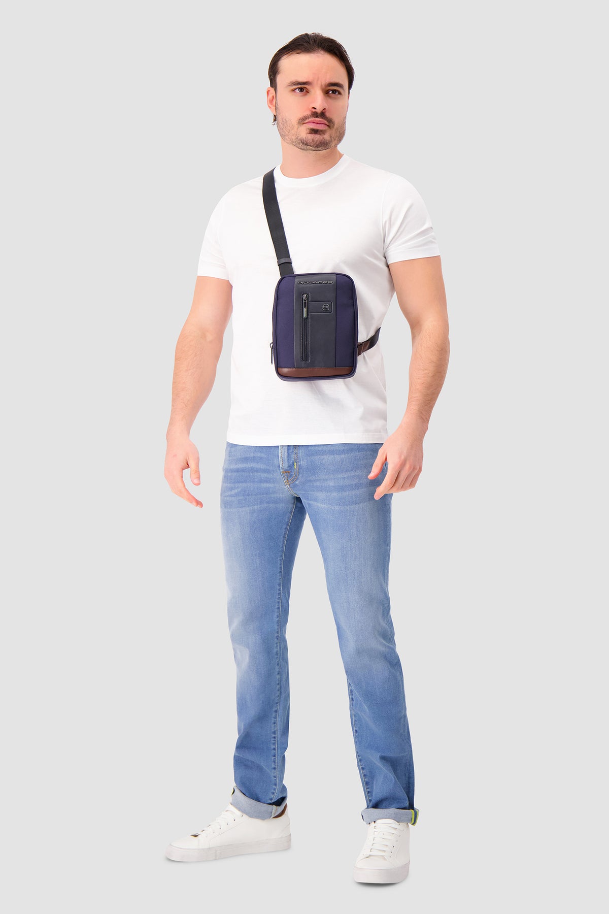 Sac Bandoulière Bleu Marine Piquadro
