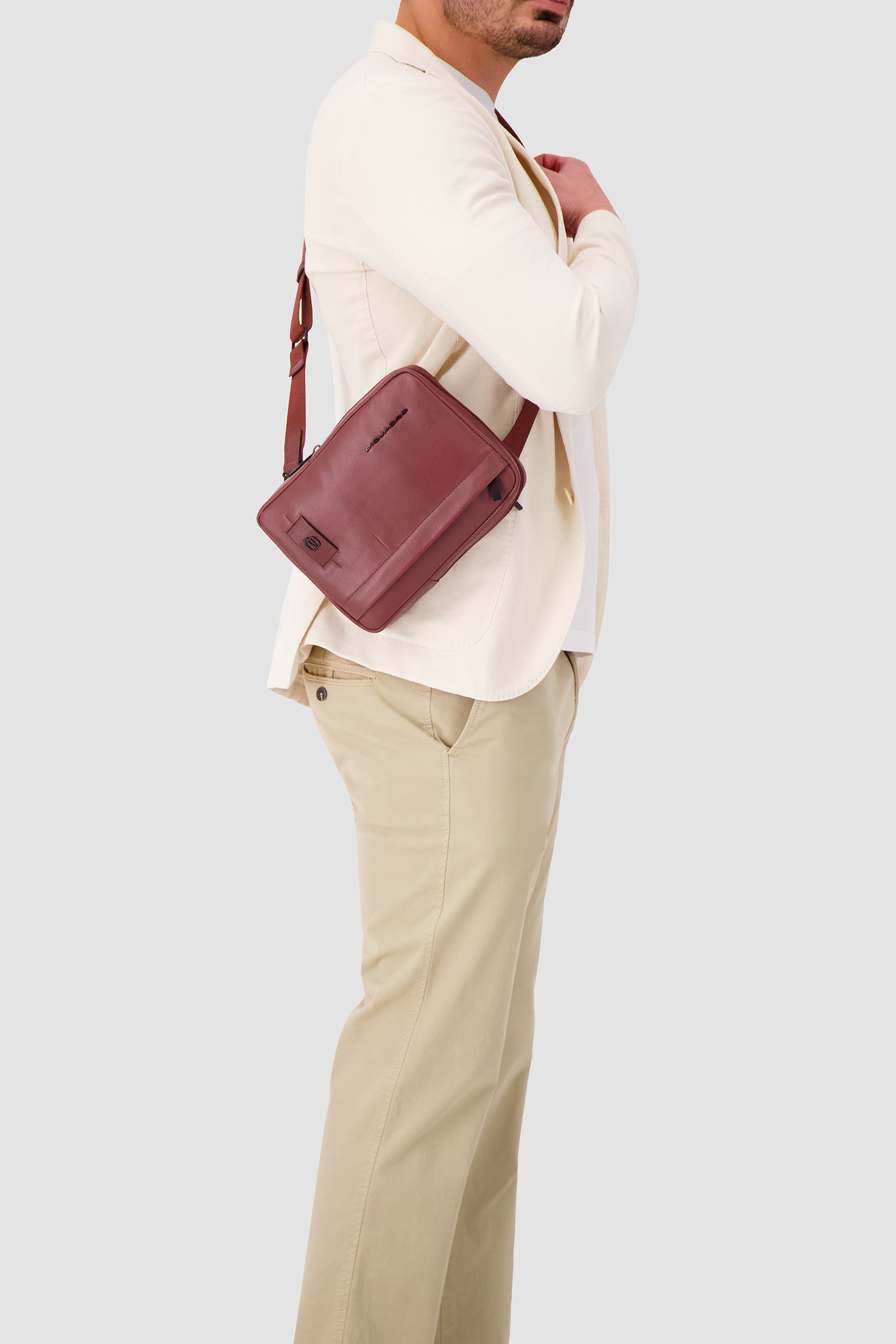Piquadro Rust Crossbody Bag