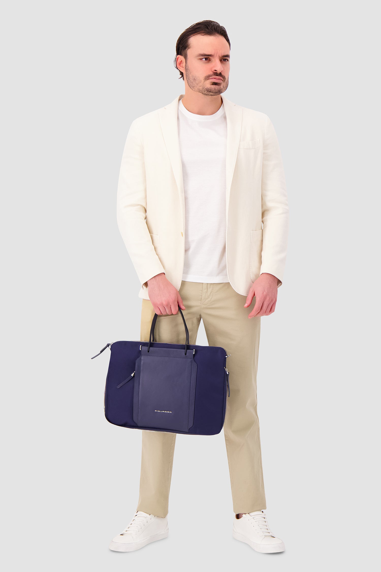 Piquadro Blue Slim 15.6" Laptop Bag