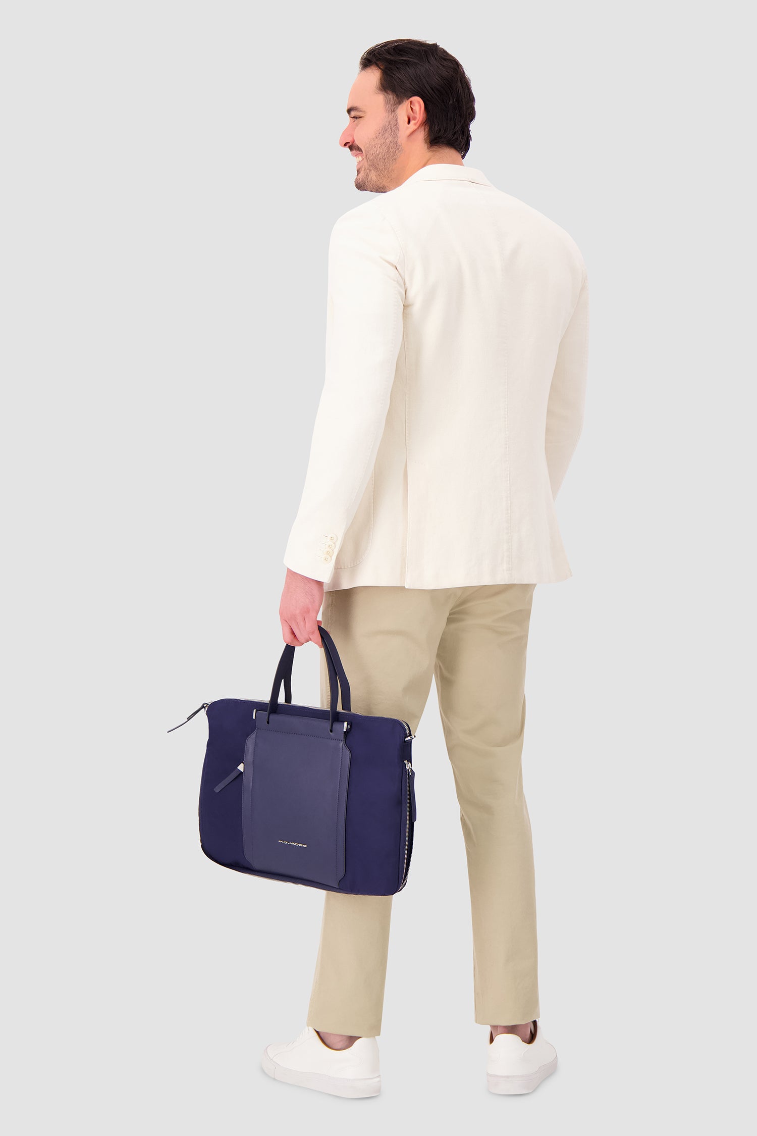 Piquadro Blue Slim 15.6" Laptop Bag