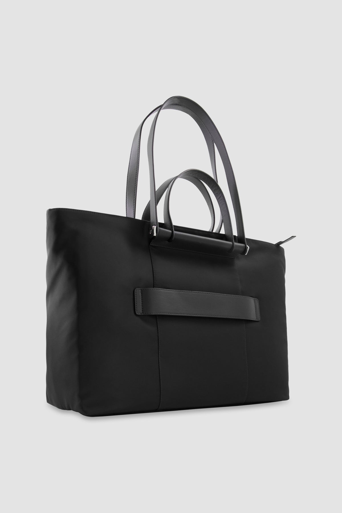 Piquadro Black Laptop Tote Bag