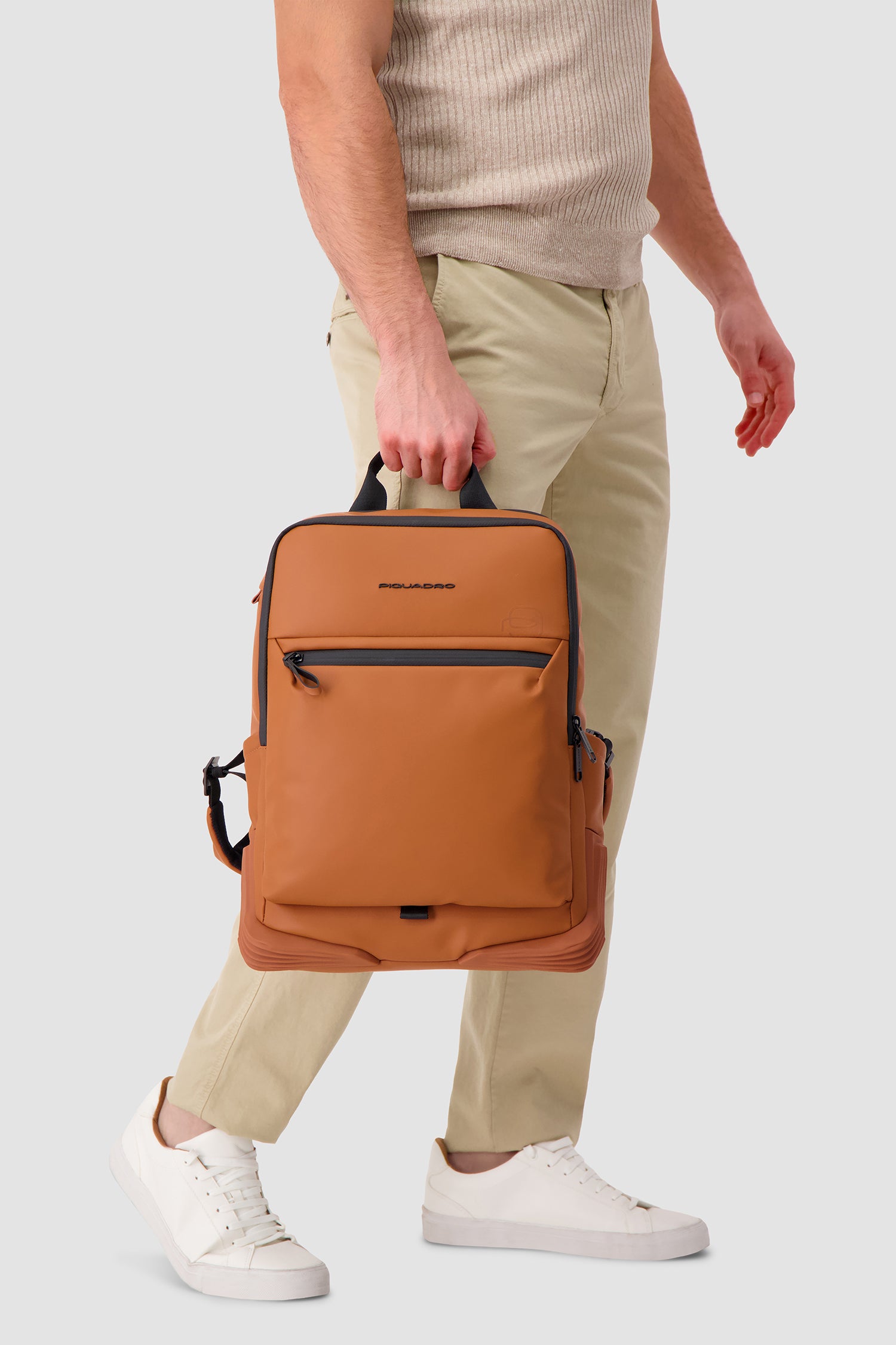 Sac à dos Piquadro pour ordinateur portable 15,6", orange
