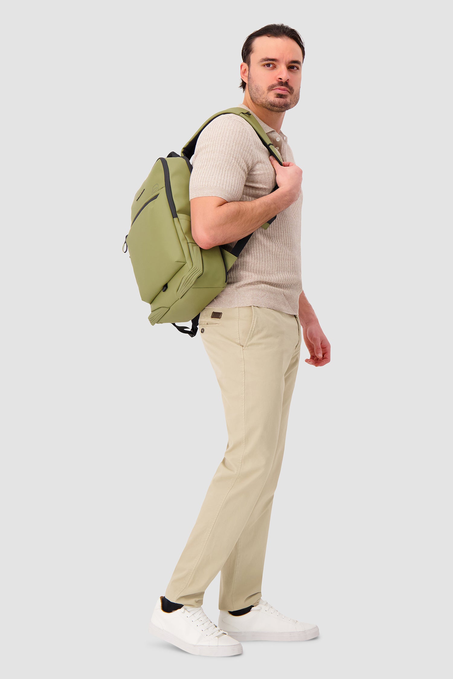Piquadro Light Green 15,6" Backpack