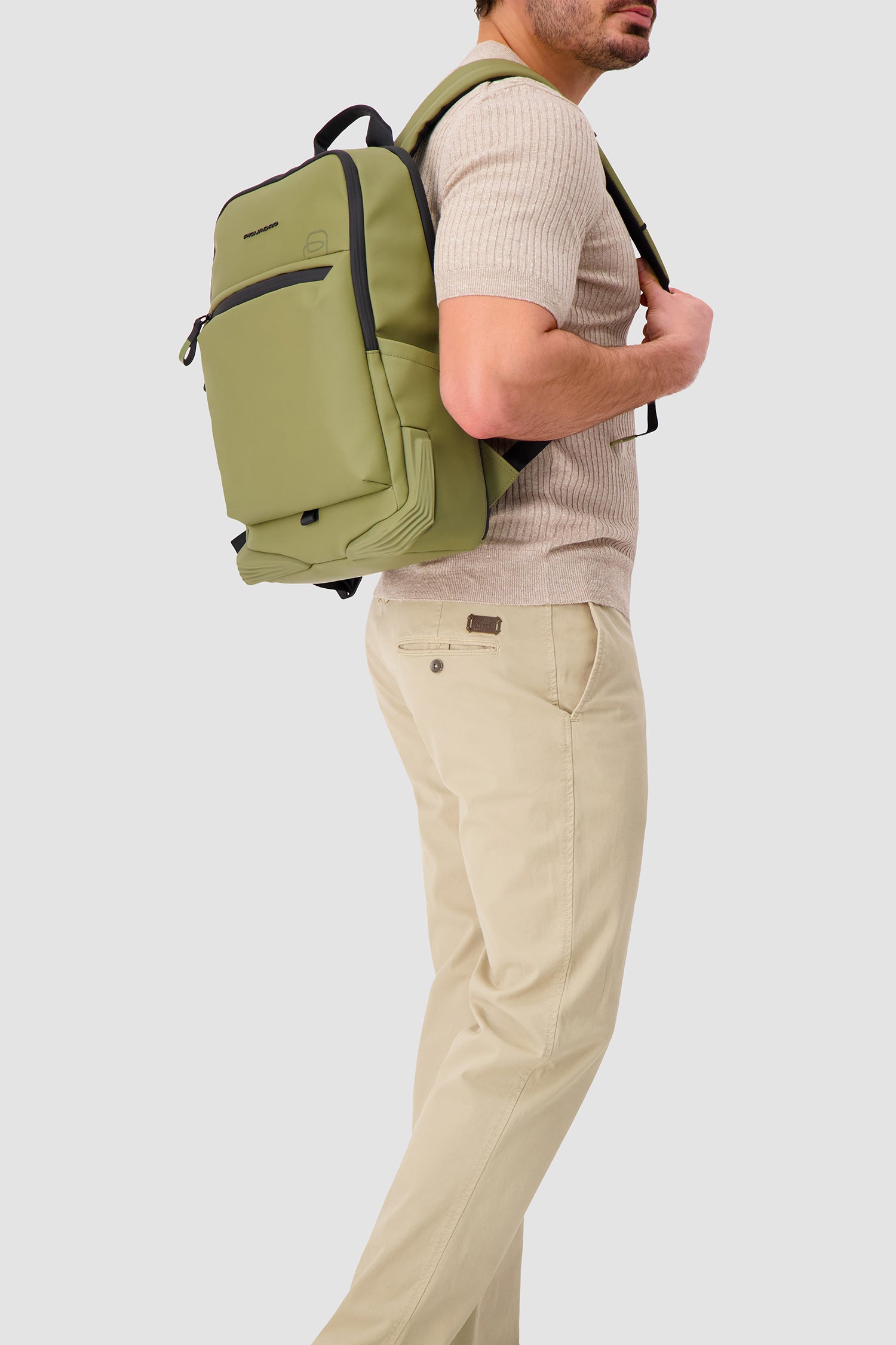 Piquadro Light Green 15,6" Backpack