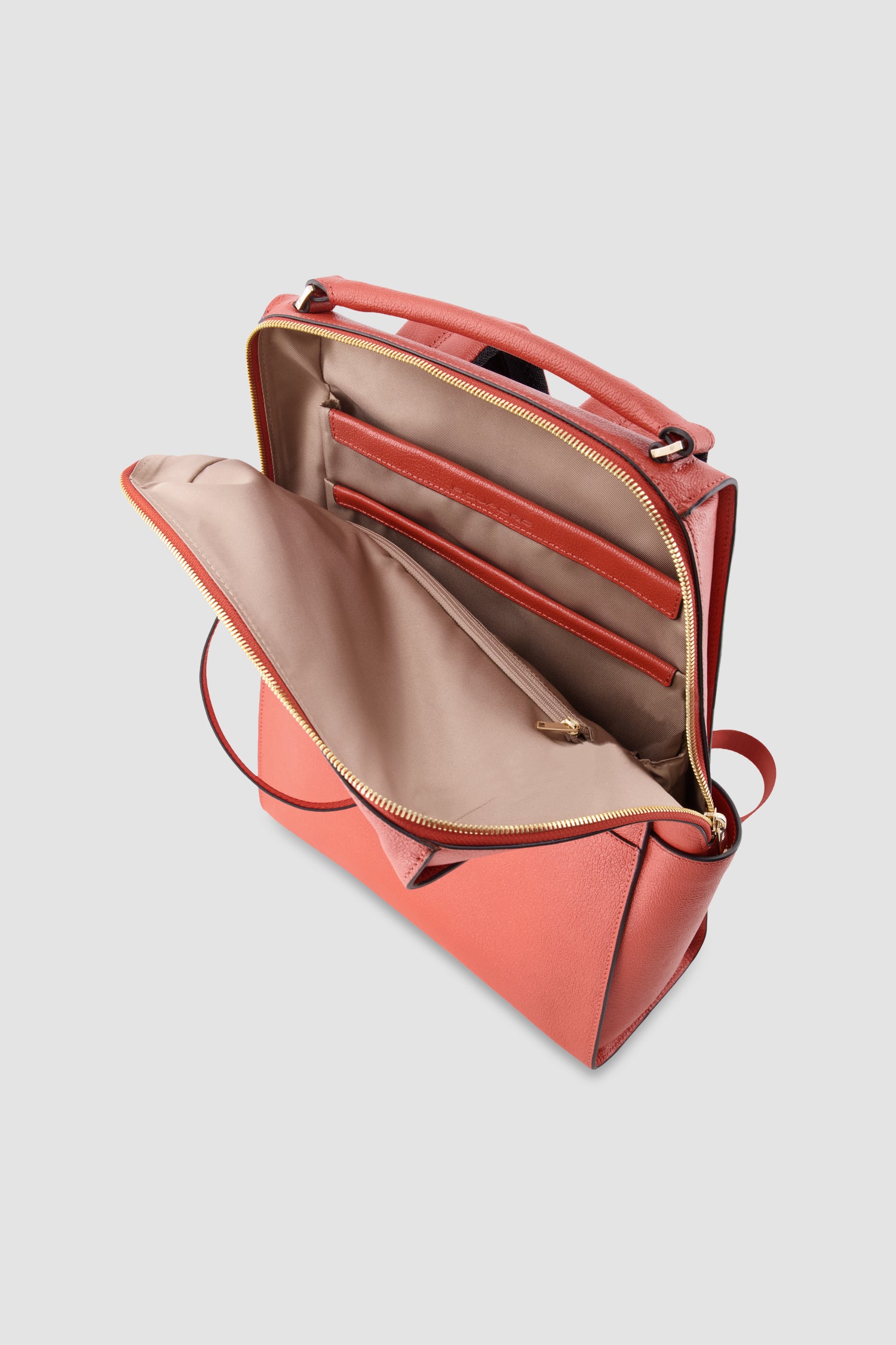 Piquadro Orange Laptop Backpack 14"