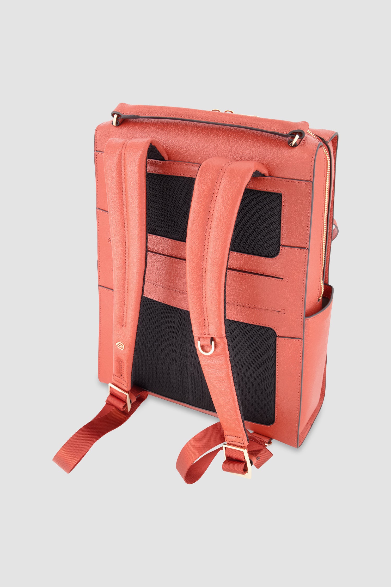 Piquadro Orange Laptop Backpack 14"