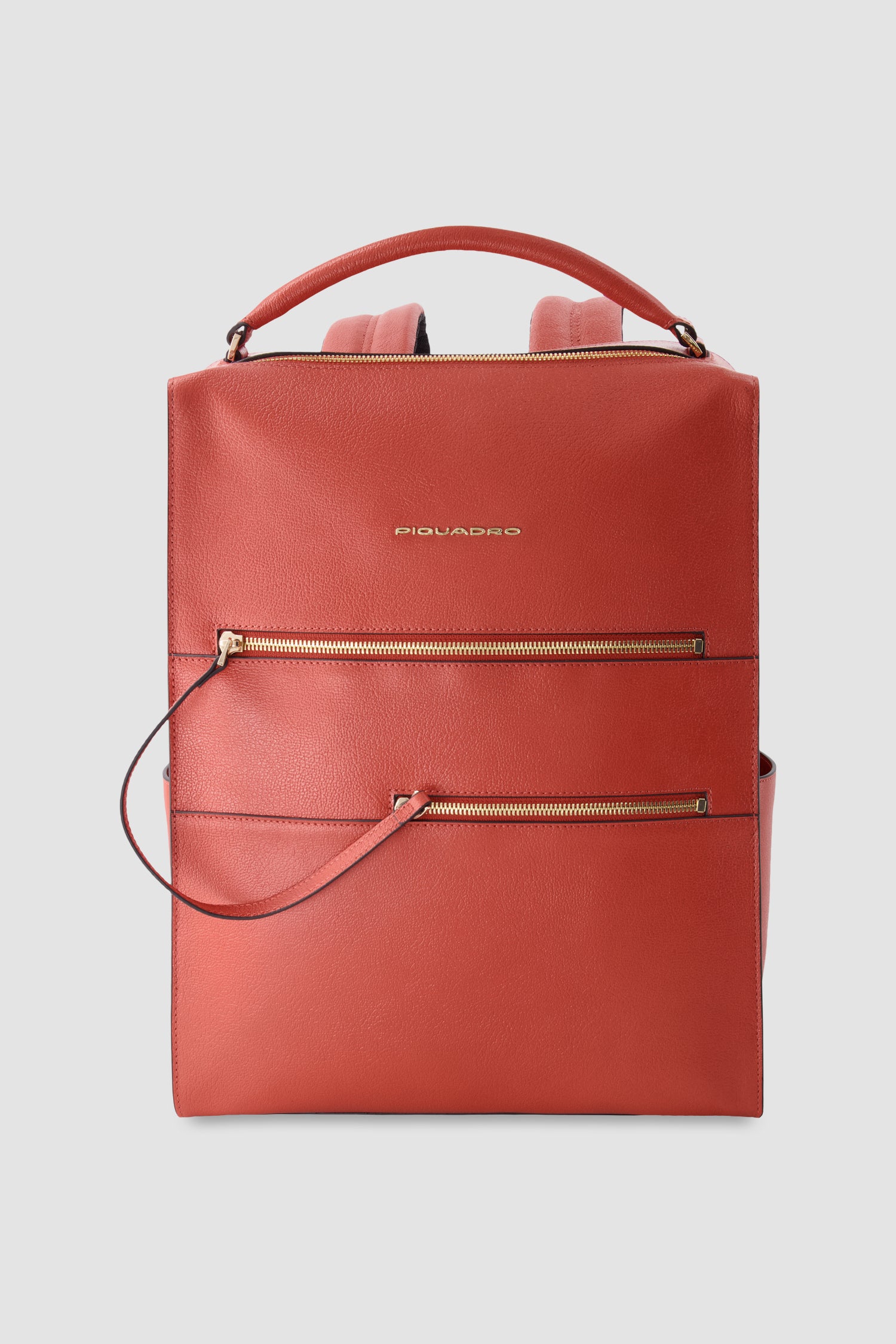 Piquadro Orange Laptop Backpack 15.6"