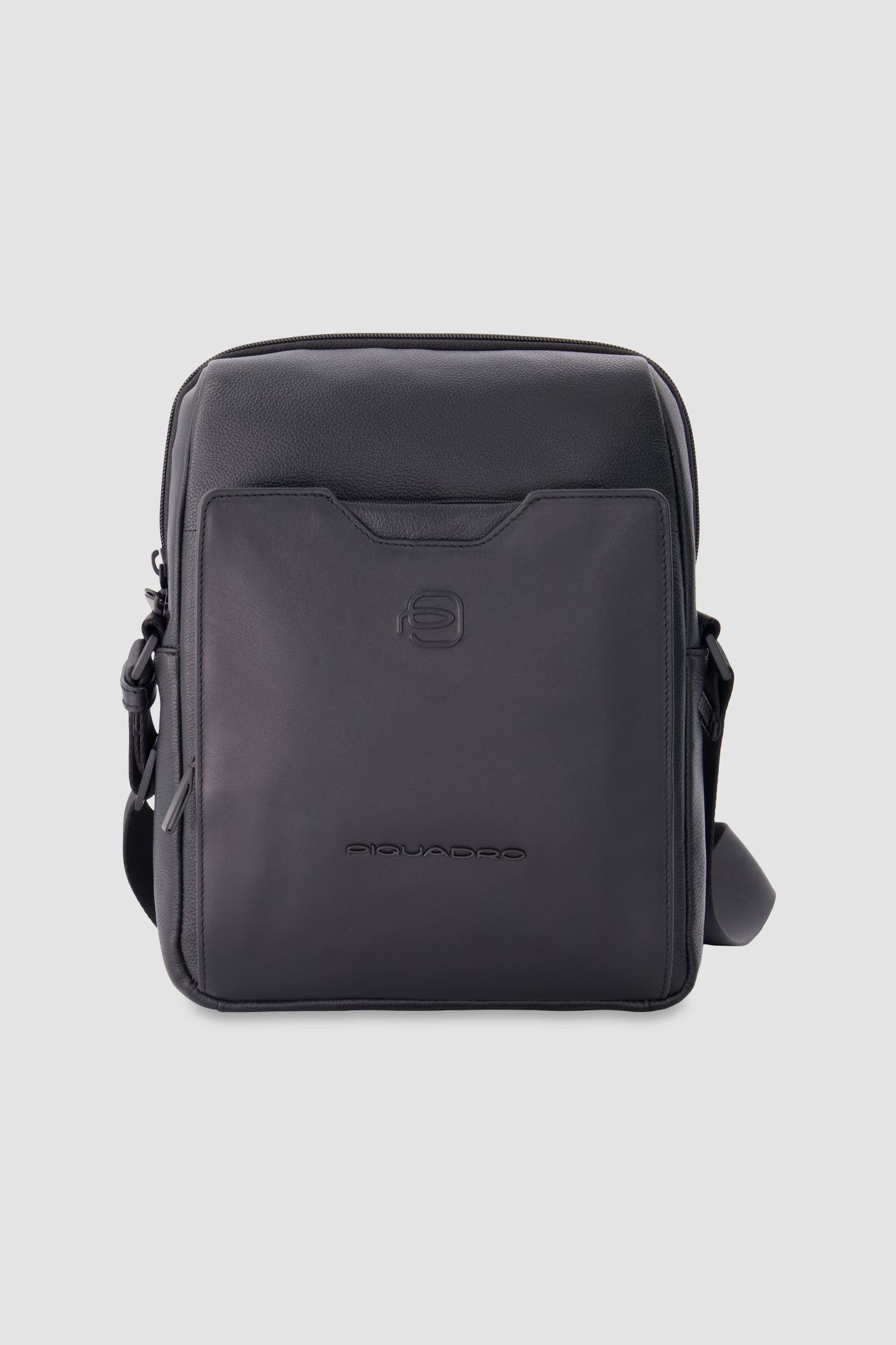 Piquadro Black Crossbody iPad Bag
