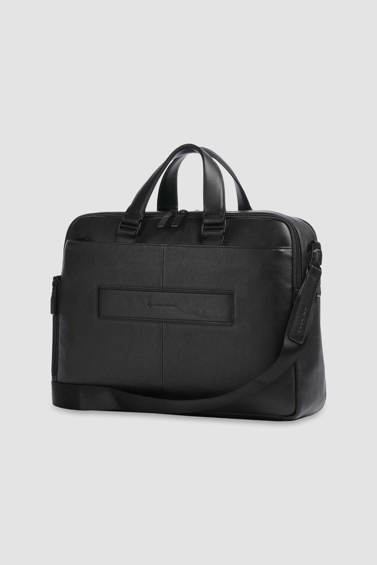 Piquadro Black 13.3" Travel Laptop Briefcase