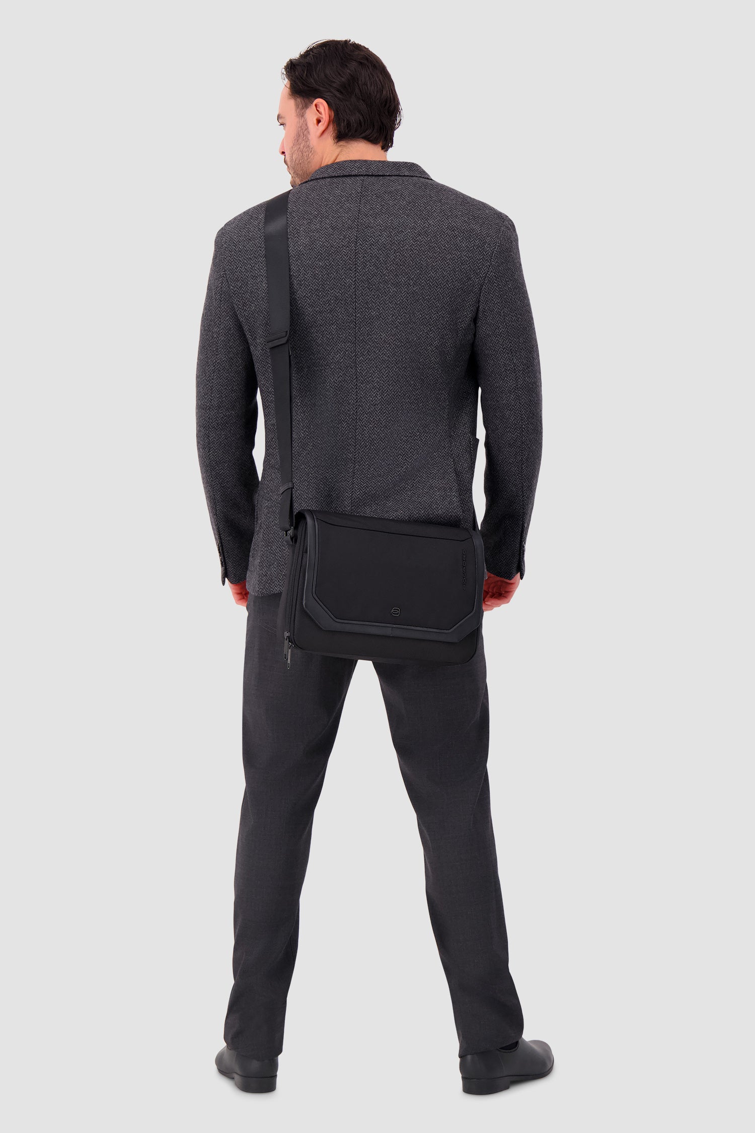 Sac Messenger / iPad Piquadro noir