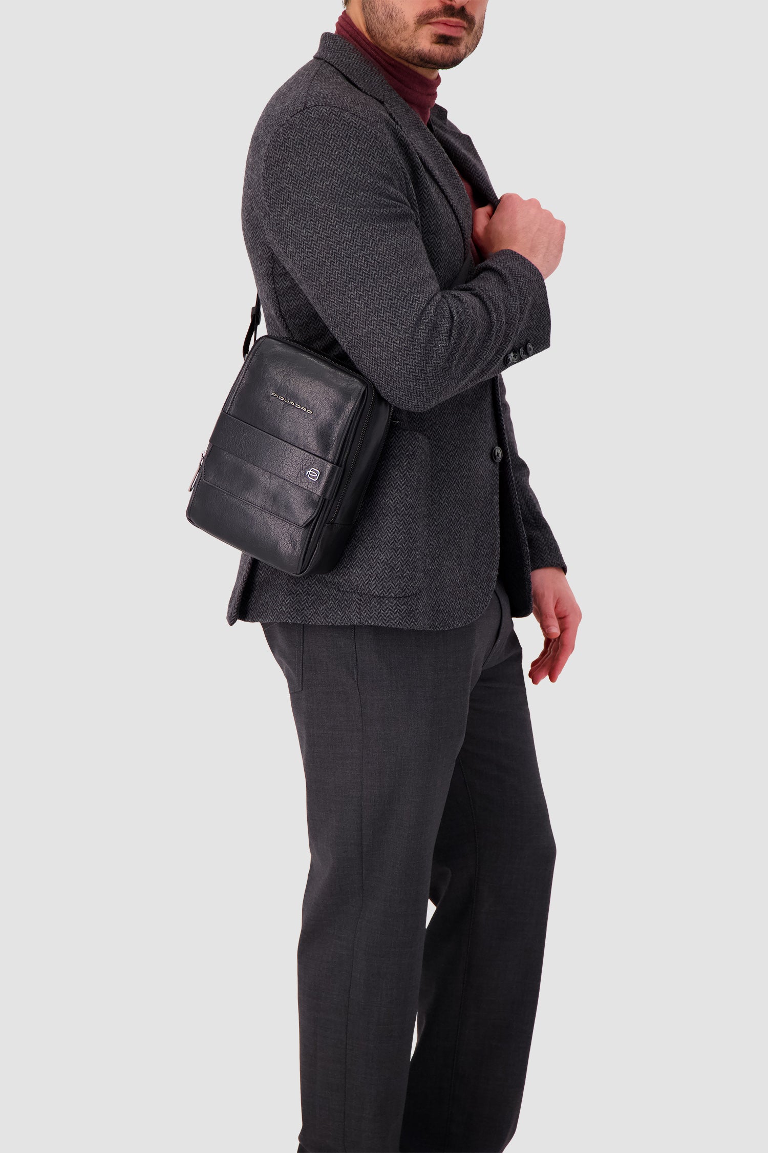 Piquadro Black Crossbody Bag