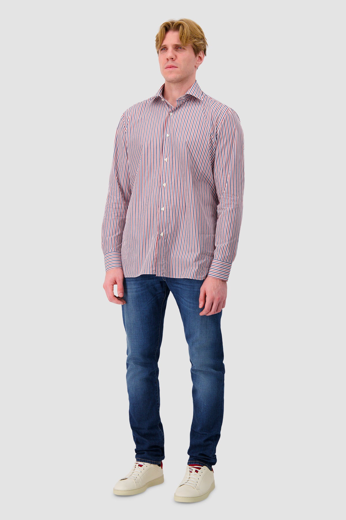 Luigi Borrelli Mutlicolor Striped Shirt