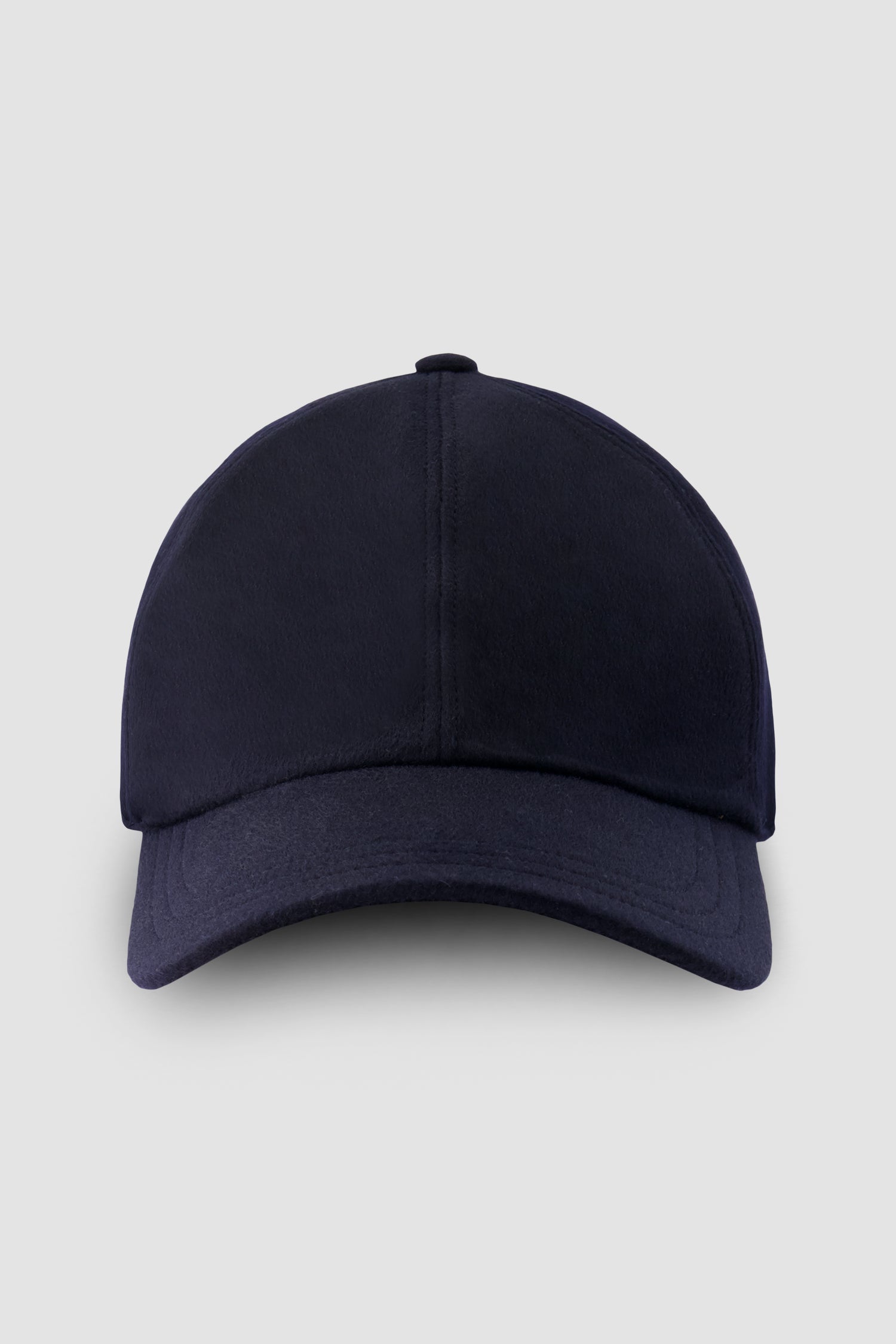 Zilli Navy Cashmere Visor Cap