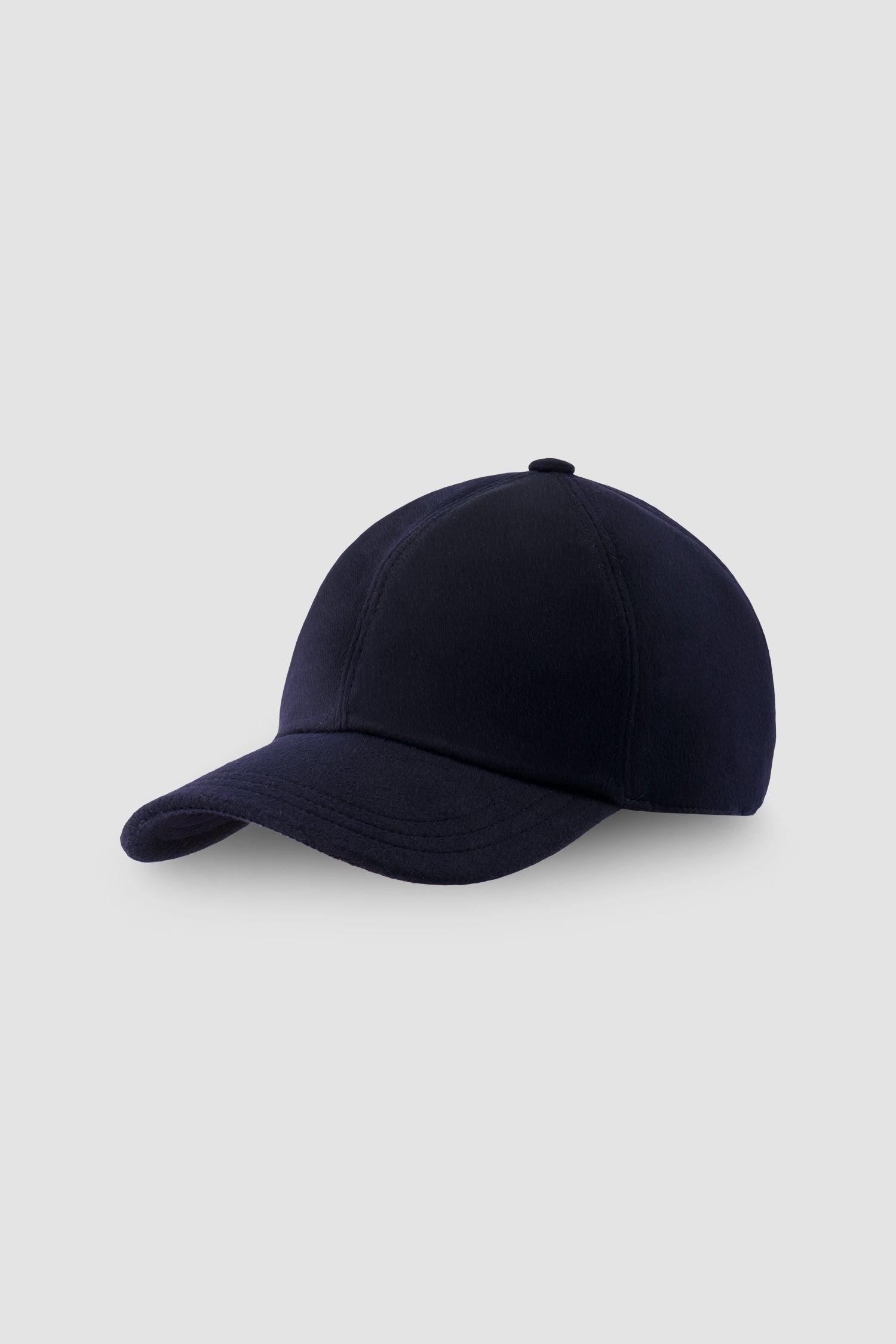 Zilli Navy Cashmere Visor Cap