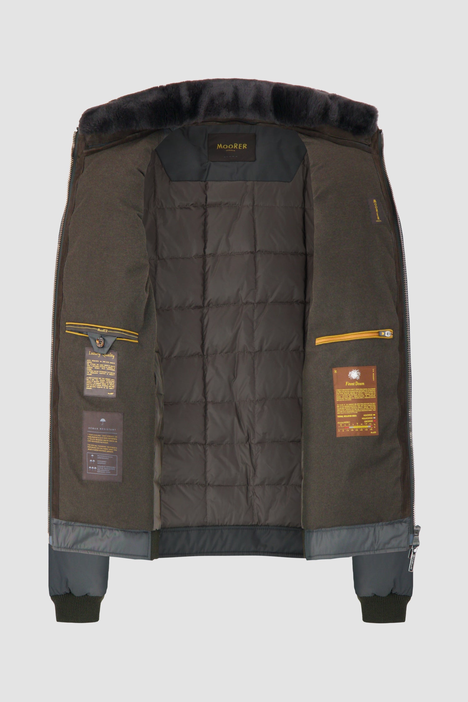 Moorer Anthracite CELOTTI-LAM-WK Jacket