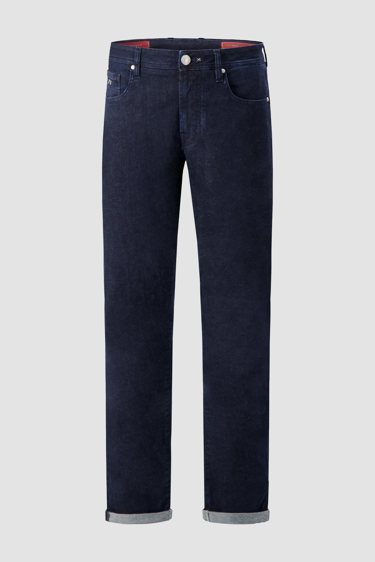 Tramarossa Michelangelo Blue Cotton Blend Relaxed Jeans