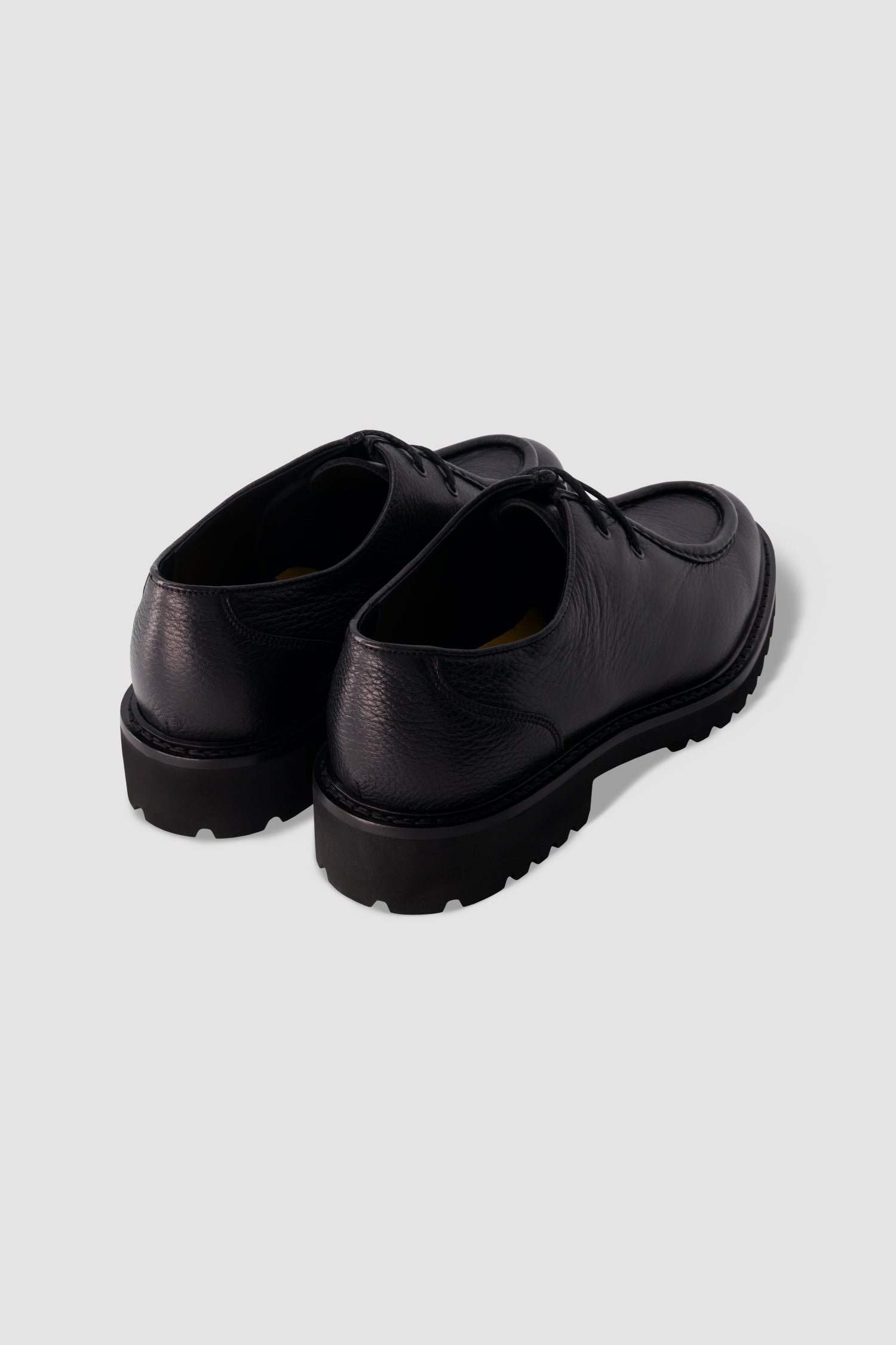 Ducal's Black Leather Loafers
