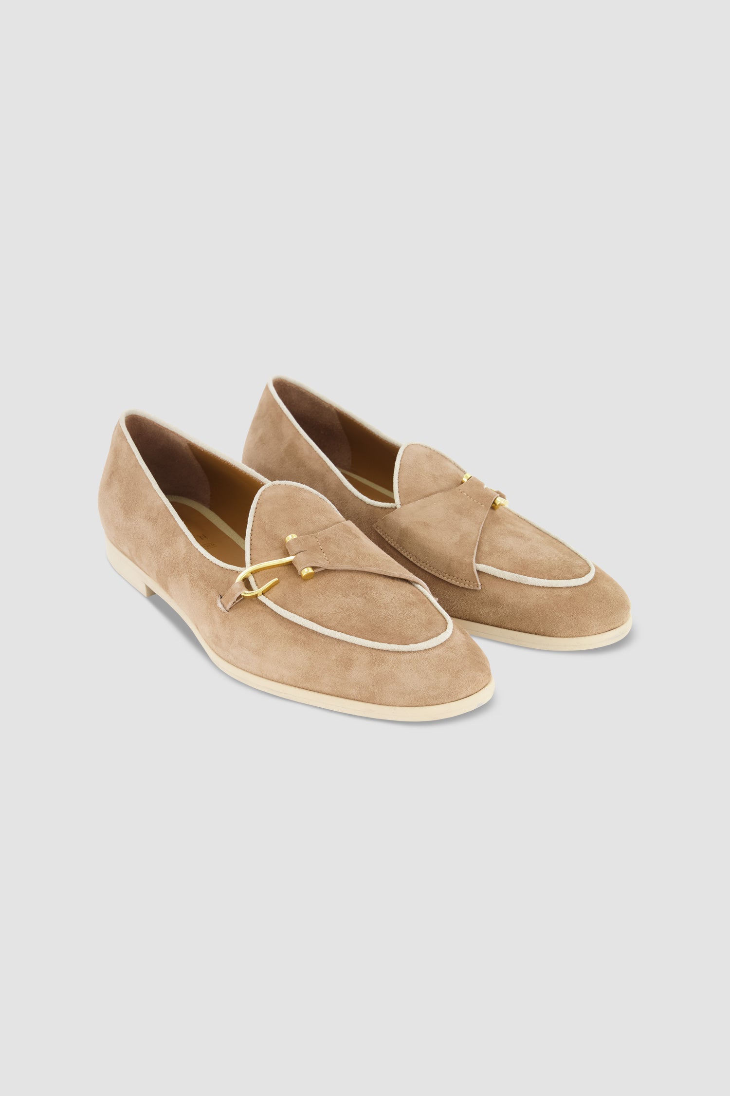 Edhen Milano Comporta Go Beige Suede Loafers