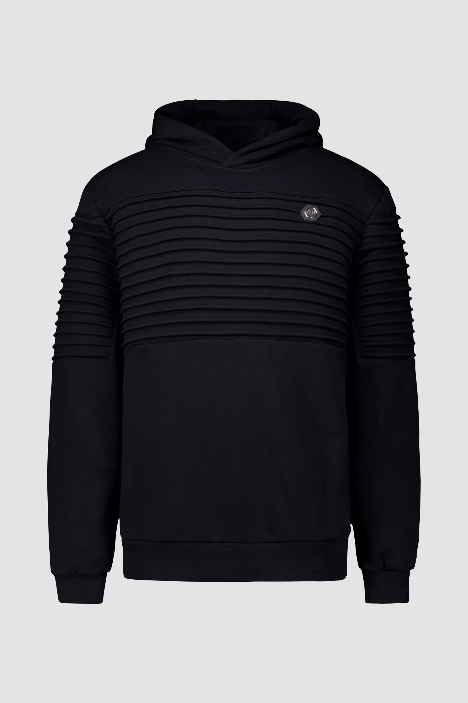 Philipp Plein Black Gothic Plein Hoodie