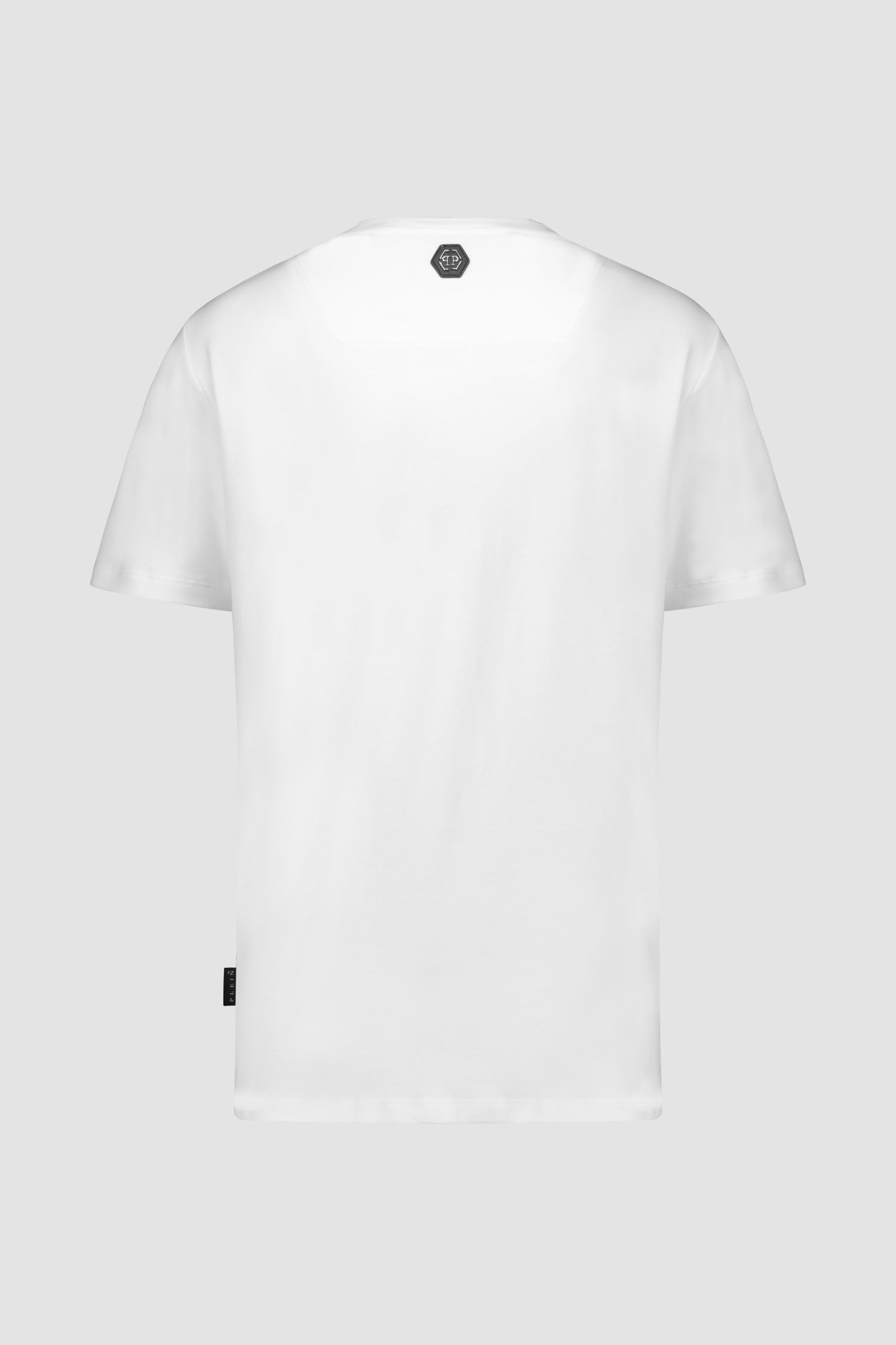 Philipp Plein White Round Neck SS PP Glass T-Shirt