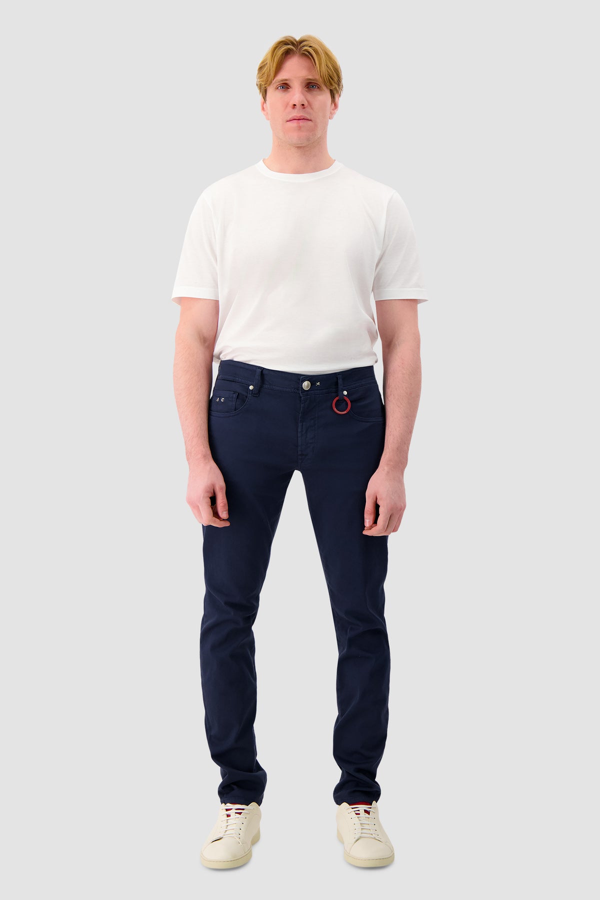 Tramarossa Navy Michelangelo R-ELAX Trousers
