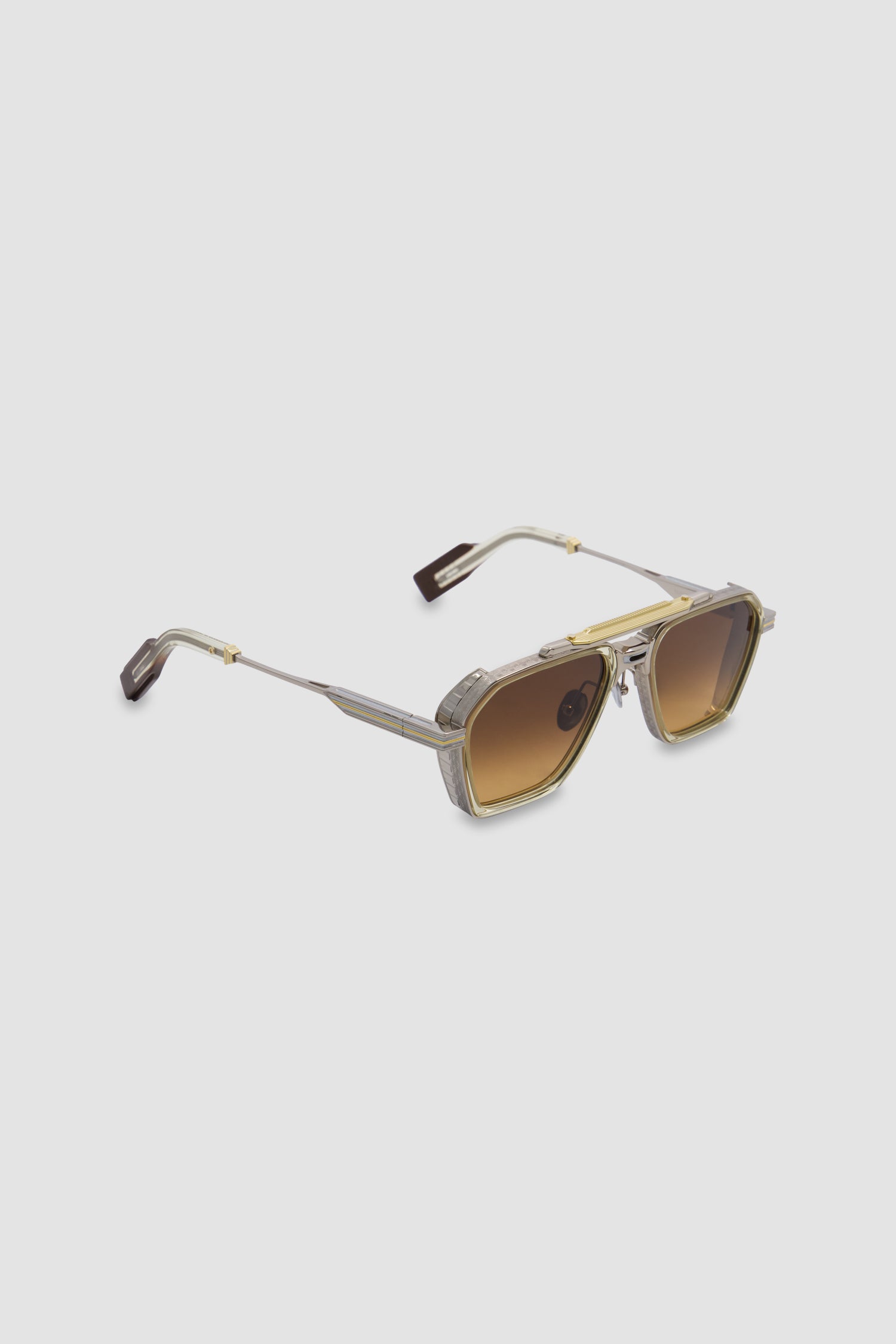 T Henri Gunmetal/Brown GT7 Sunglasses