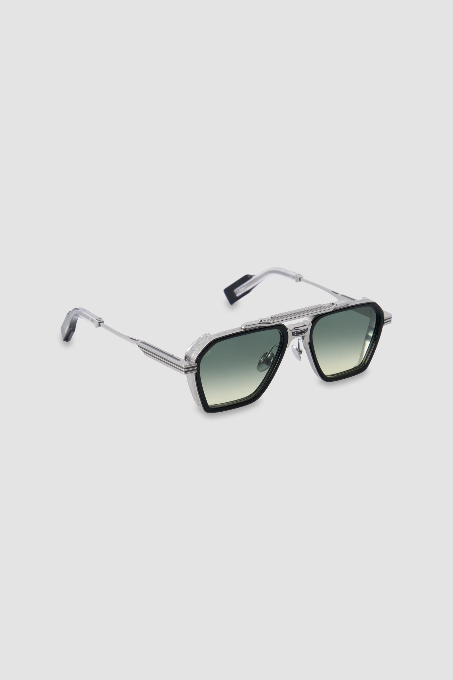 T Henri Silver/Green GT7 Sunglasses