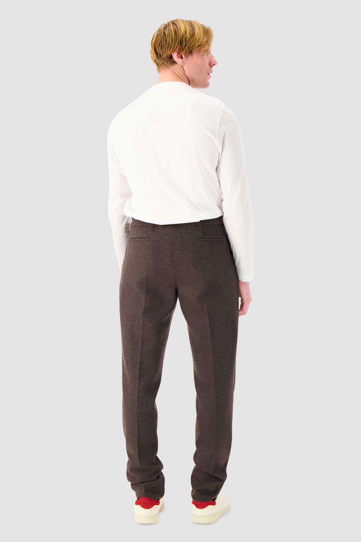 Mandelli Brown Cashmere Jogger