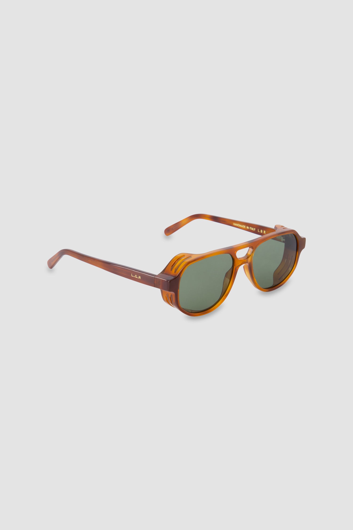 L.G.R Explorer Havana Chiaro/Green 54' Asmara Sunglasses