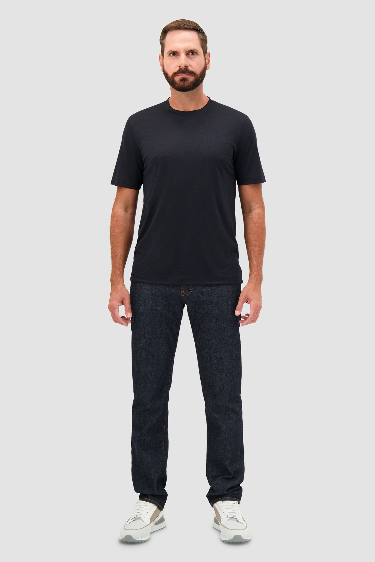 Marco Pescarolo Navy James Crew-Neck T-Shirt