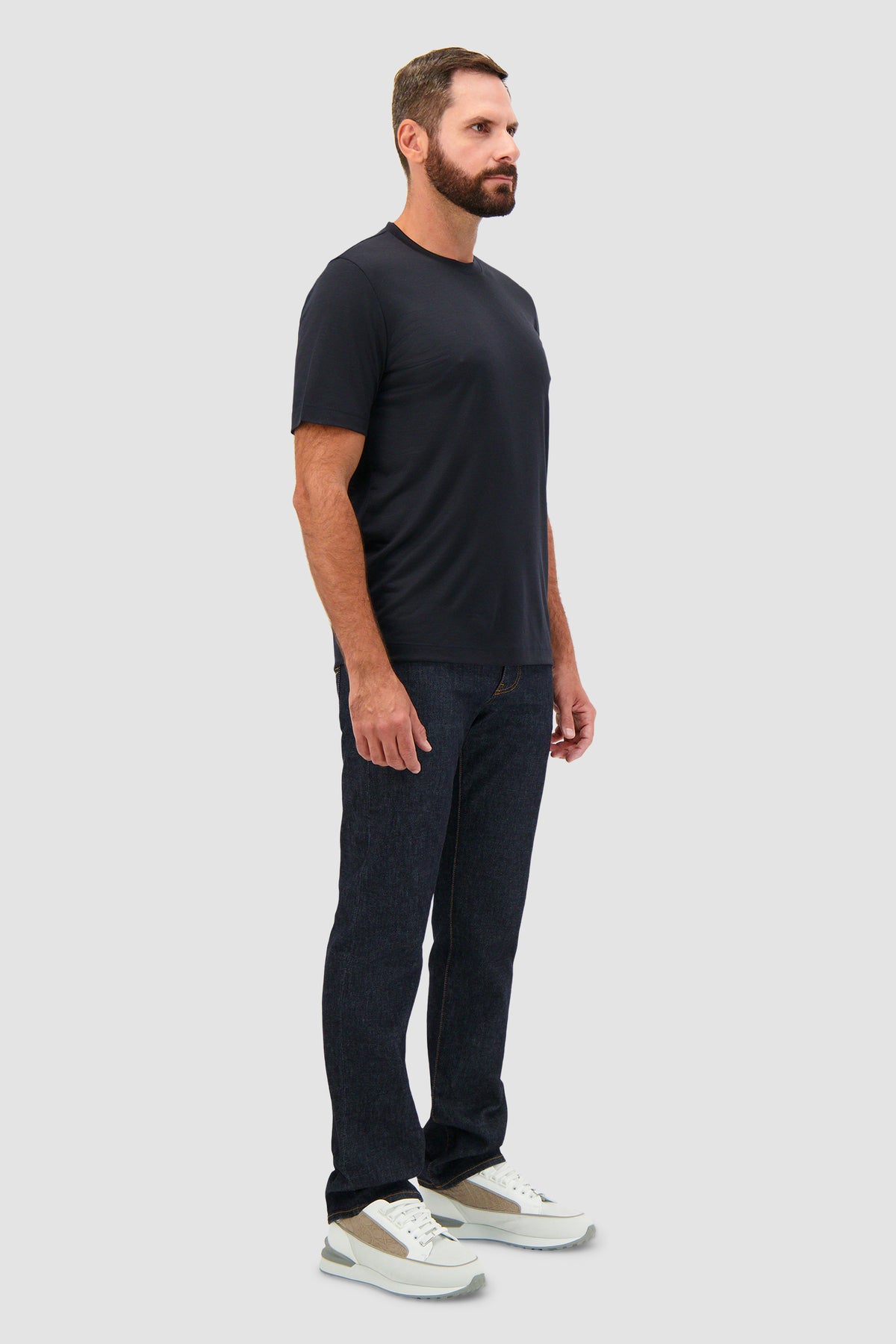 Marco Pescarolo Navy James Crew-Neck T-Shirt