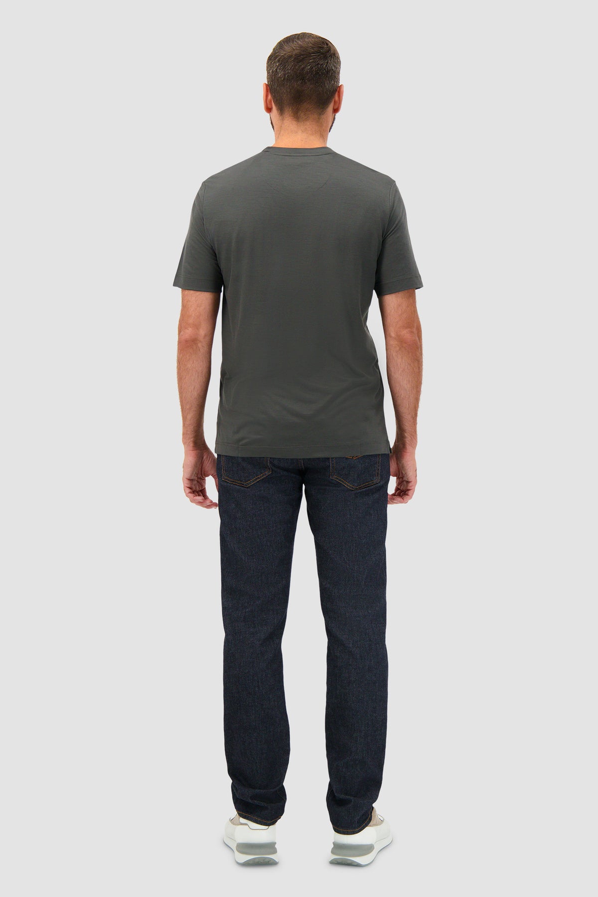 Marco Pescarolo Charcoal Grey James Crew-Neck T-Shirt
