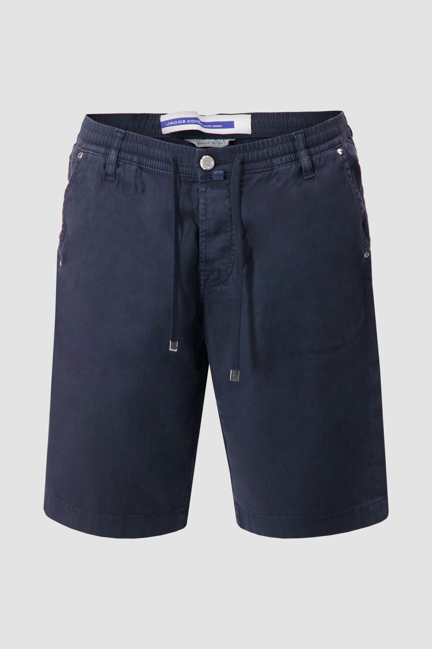 Jacob Cohen Navy Relaxed Fit Bermuda Leo Shorts