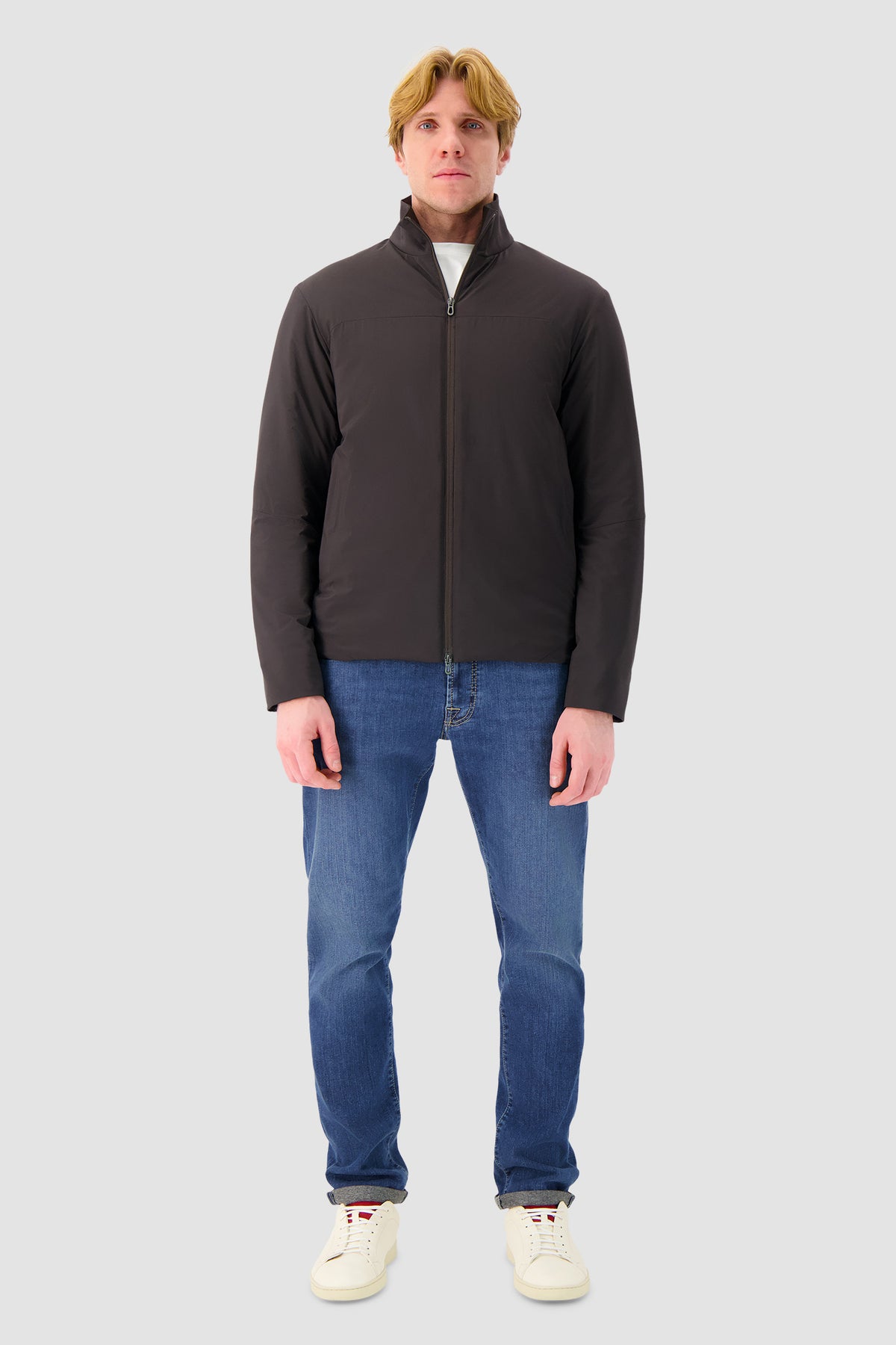 Sease Brown Virgin Wool Light Warmer Jacket