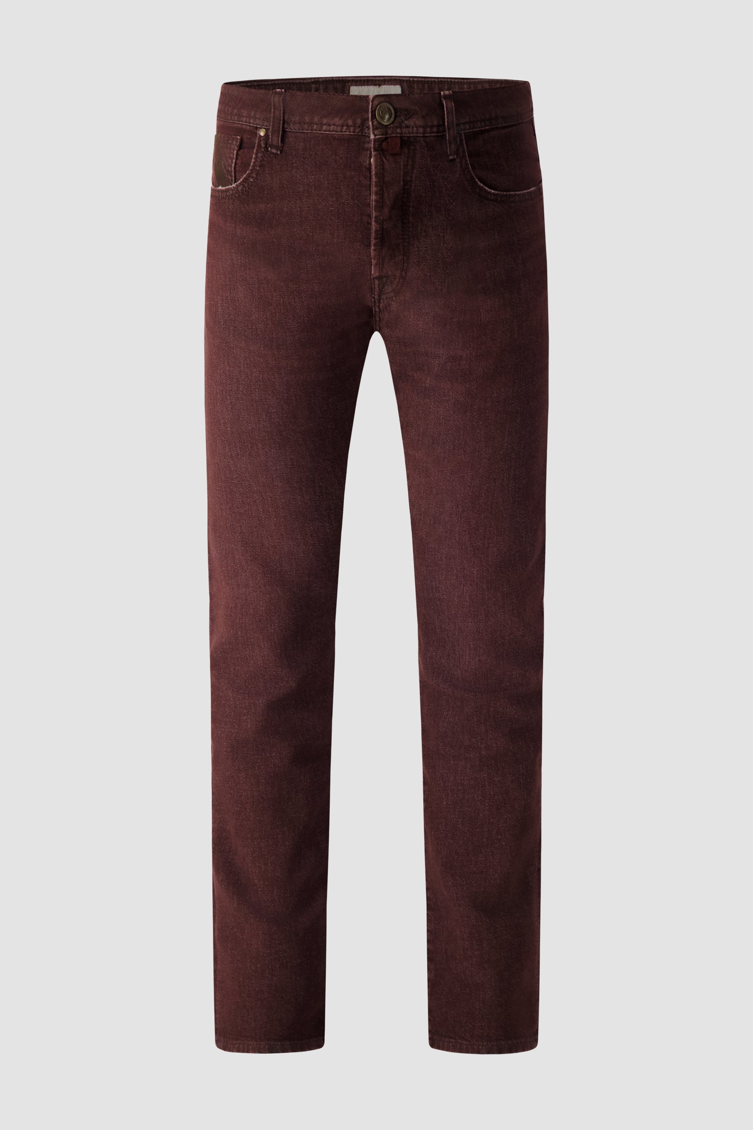 Jacob Cohen Burgundy Washed Denim Jeans
