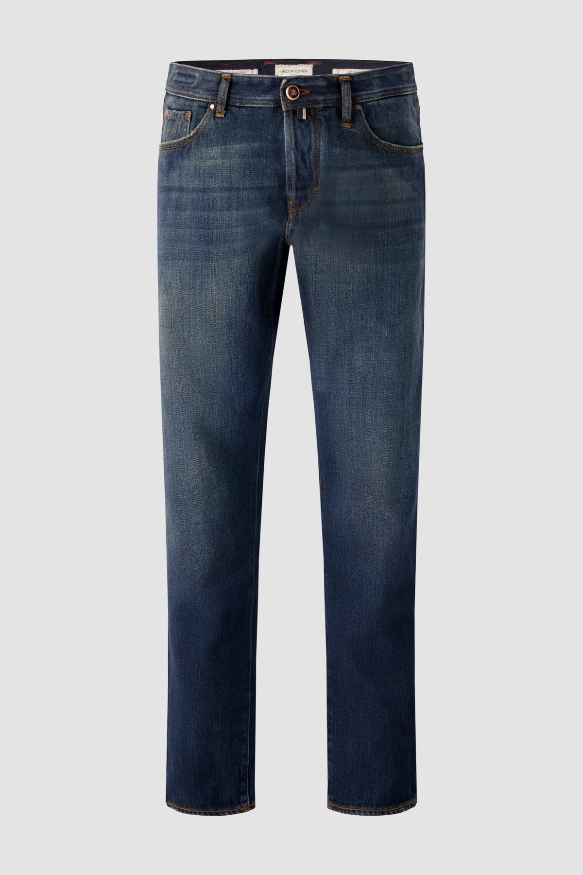 Jacob Cohen Blue Regular Straight Fit Jeans