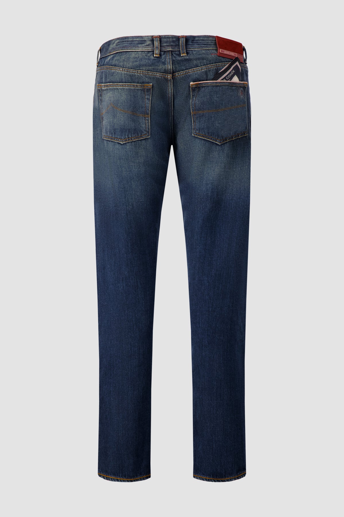 Jacob Cohen Blue Regular Straight Fit Jeans