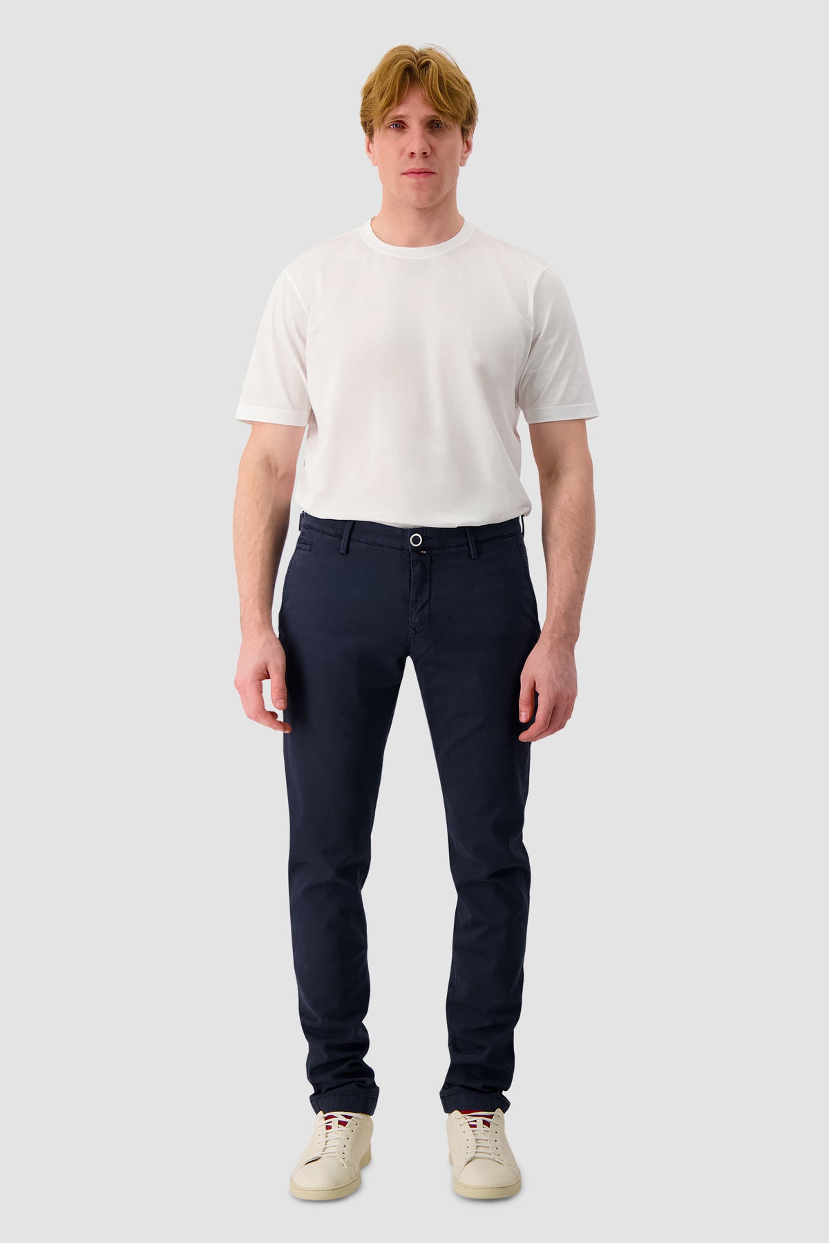 Jacob Cohen Navy Bobby Trousers