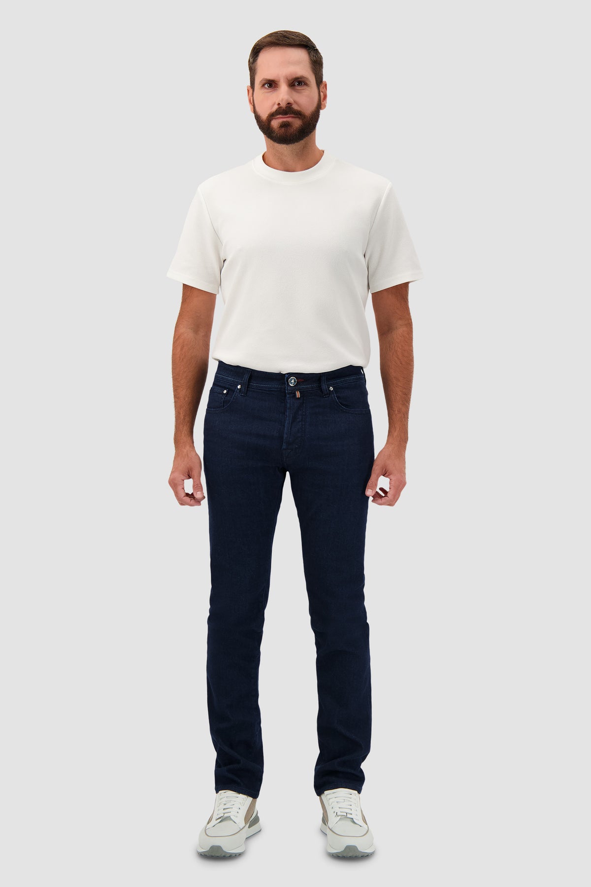 Jean Bard coupe slim bleu foncé Jacob Cohen