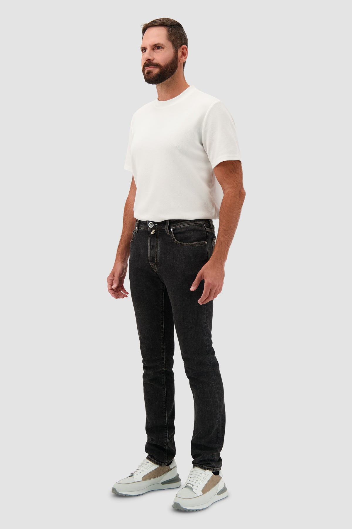 Jacob Cohen Grey Denim Slim Fit Jeans