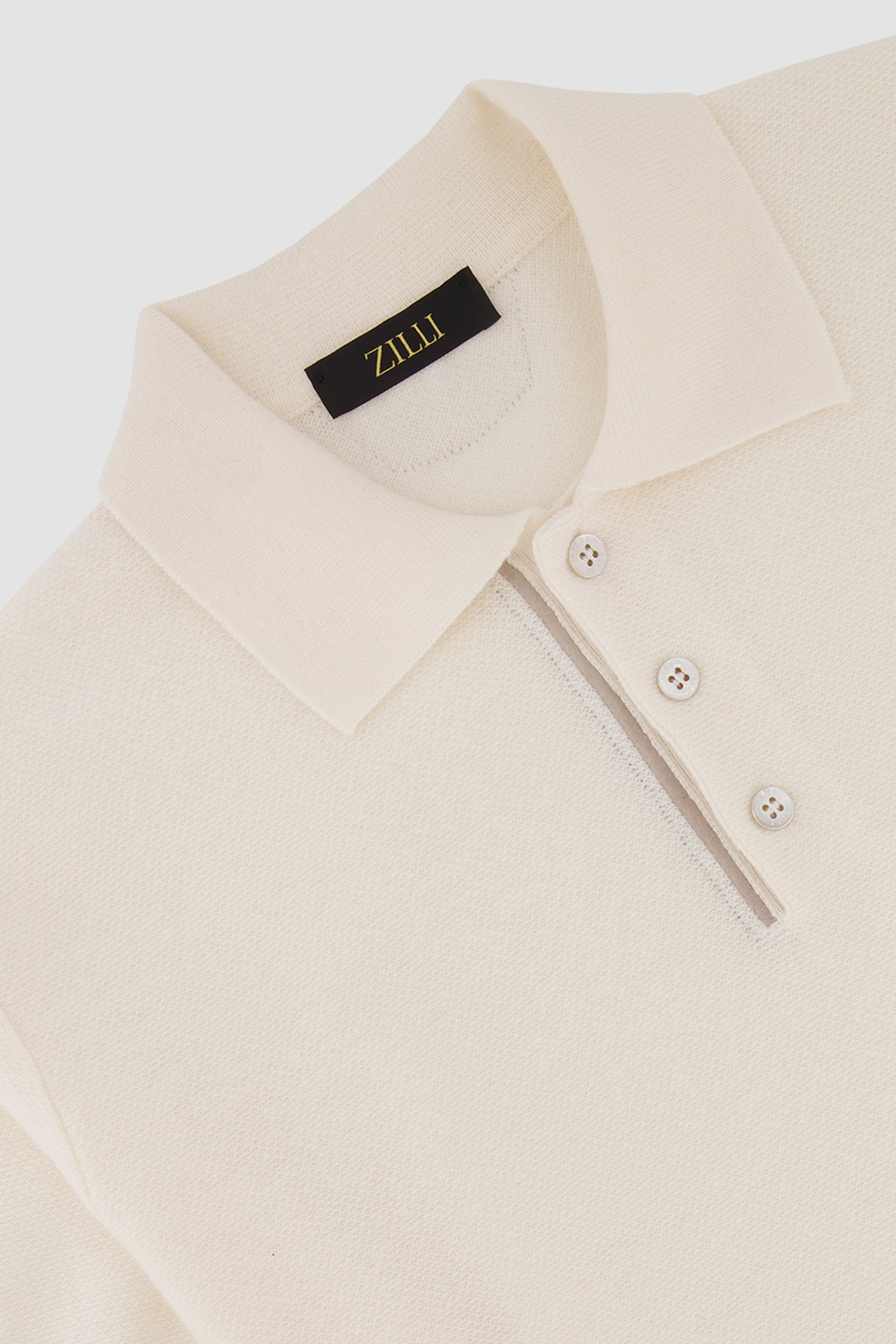 Zilli White Buttoned Sweater