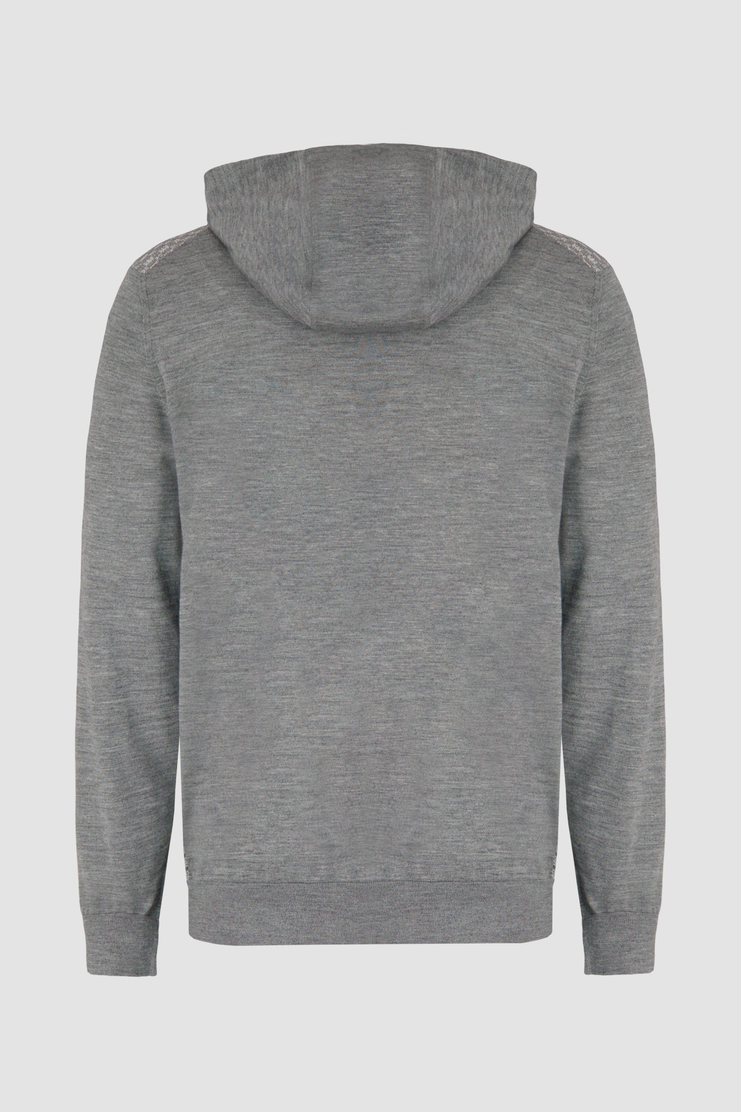 Zilli Grey Zipped Sweater with Hood