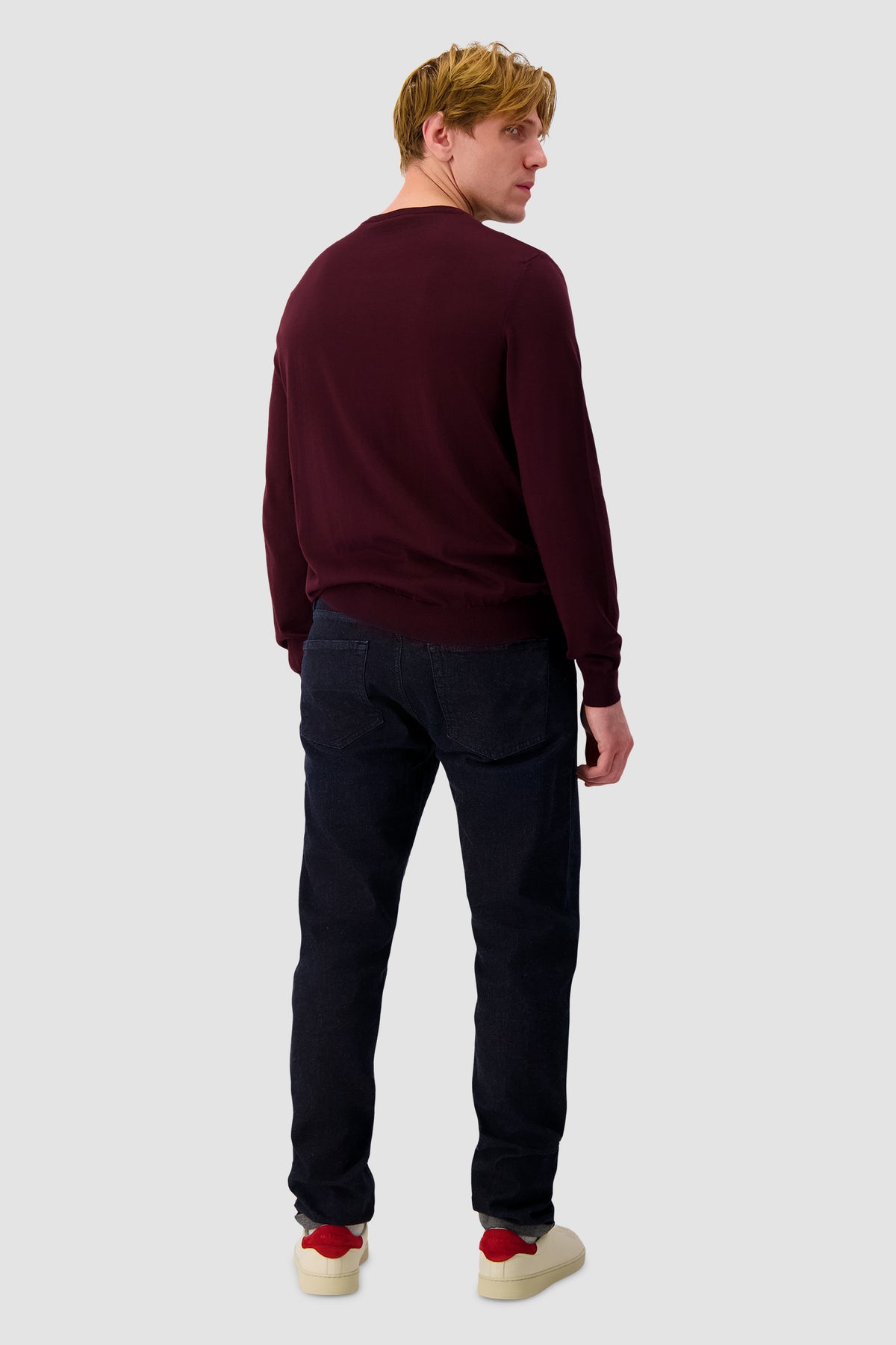 Zilli Burgundy Round Neck Sweater