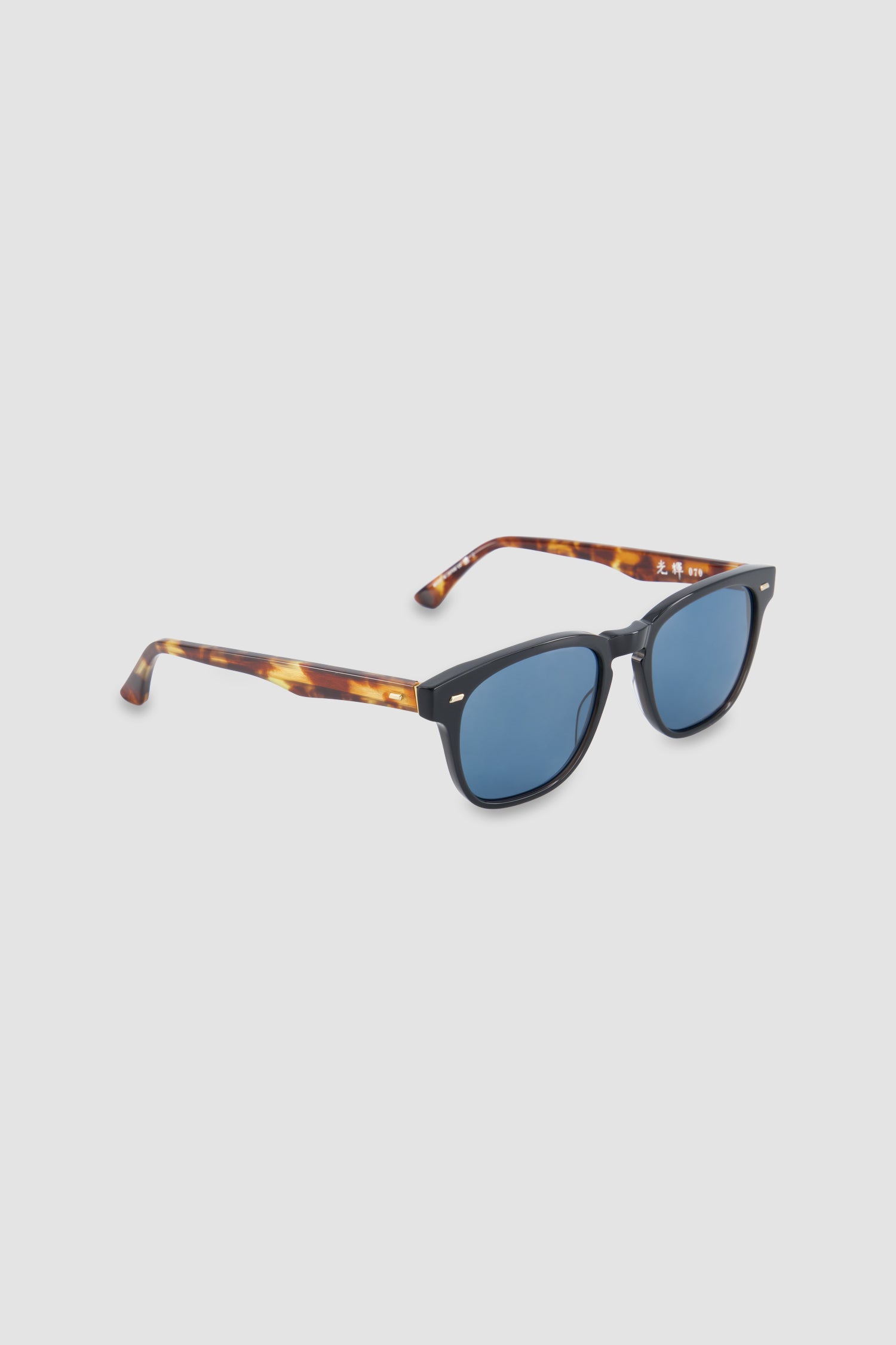 Masunaga Black/Blue Koki Sunglasses