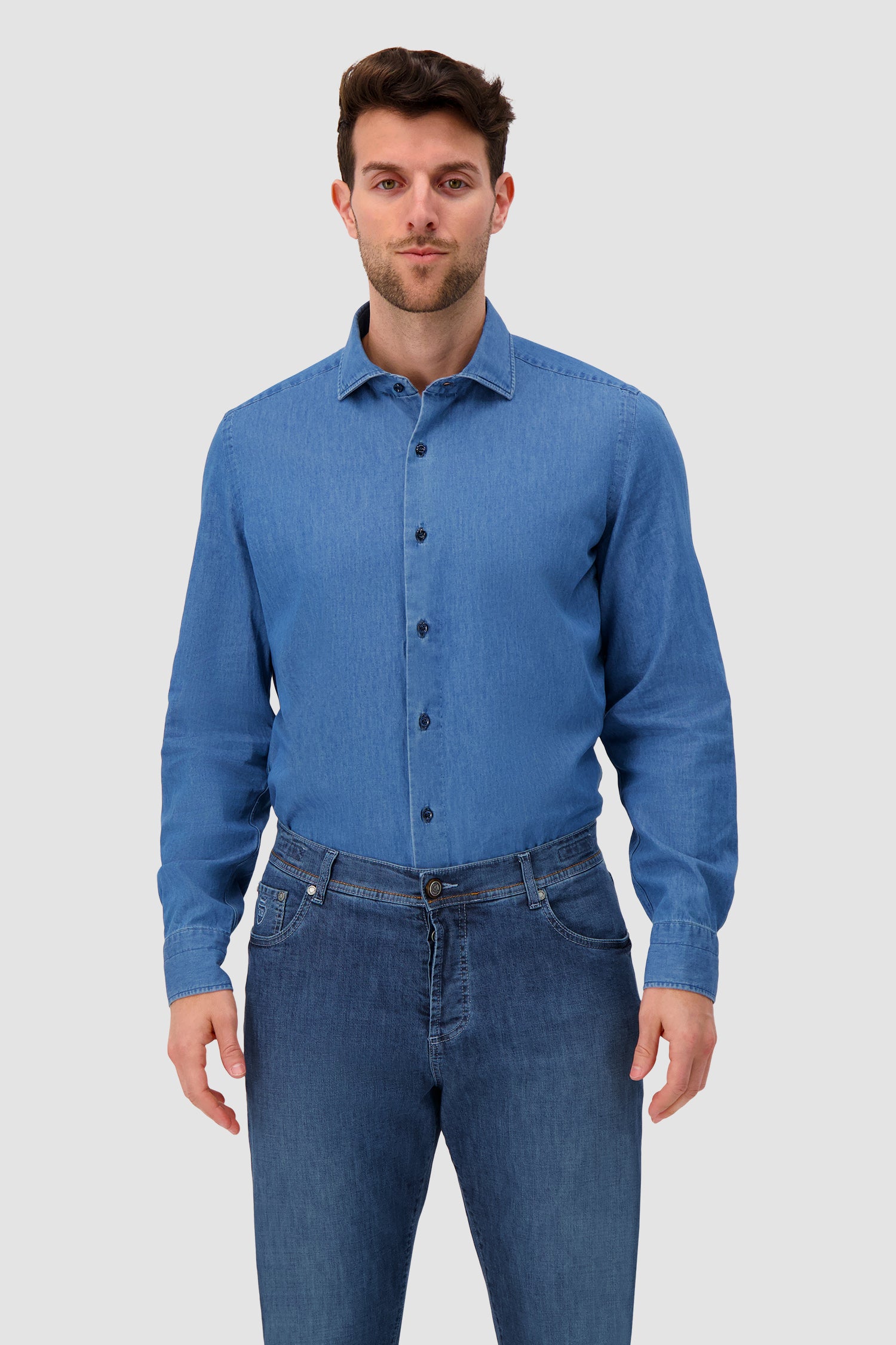 Luigi Borrelli Denim Shirt